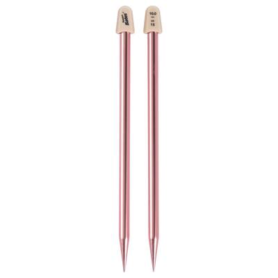 Uncinetto Susan Bates Silvalume – 5,5 Mm (Dimensione USA I-9) – 25 Cm – Alluminio Anodizzato – Per Punto Afgano E Tunisino - 4