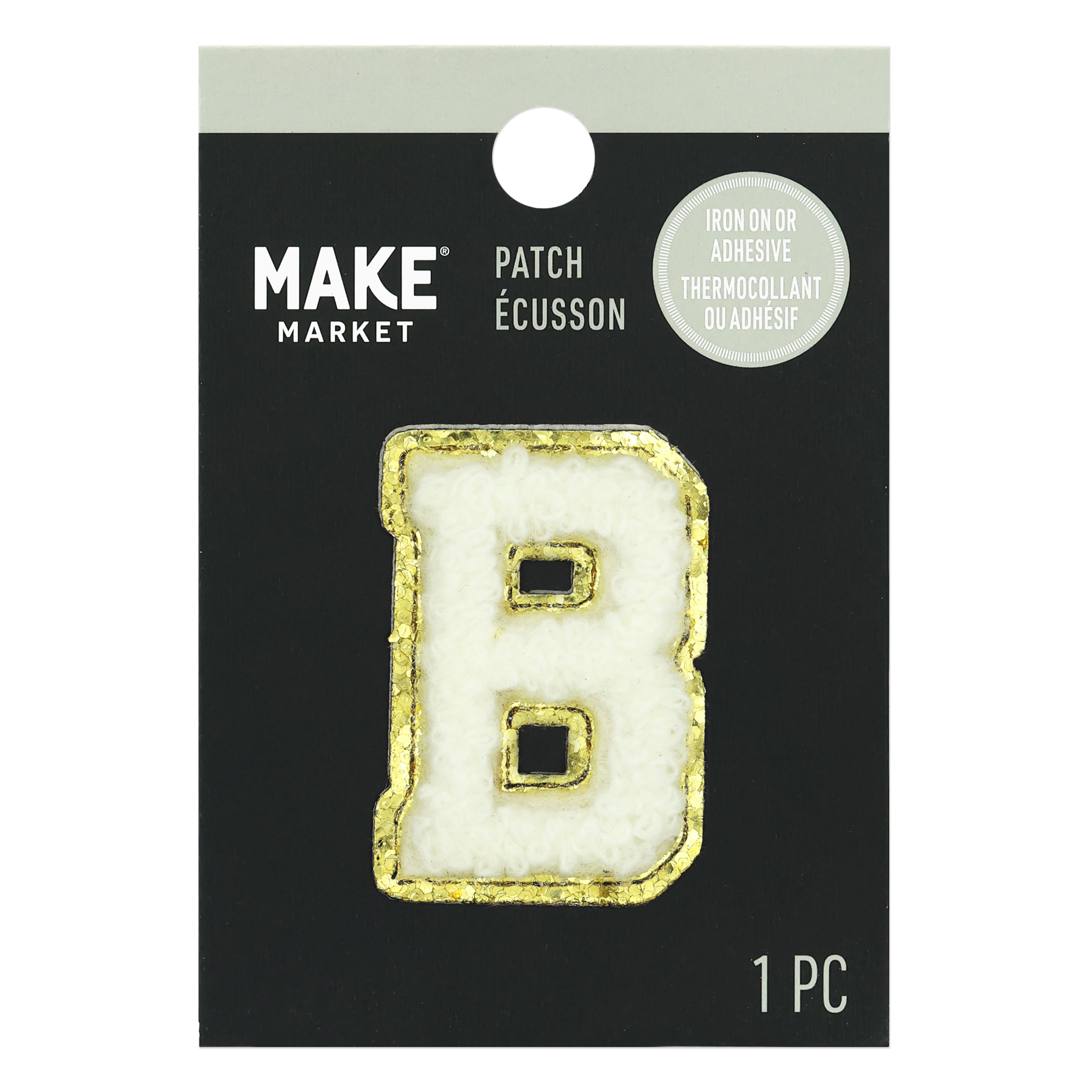 1.5&#x22; White Chenille Patch by Make Market&#xAE;