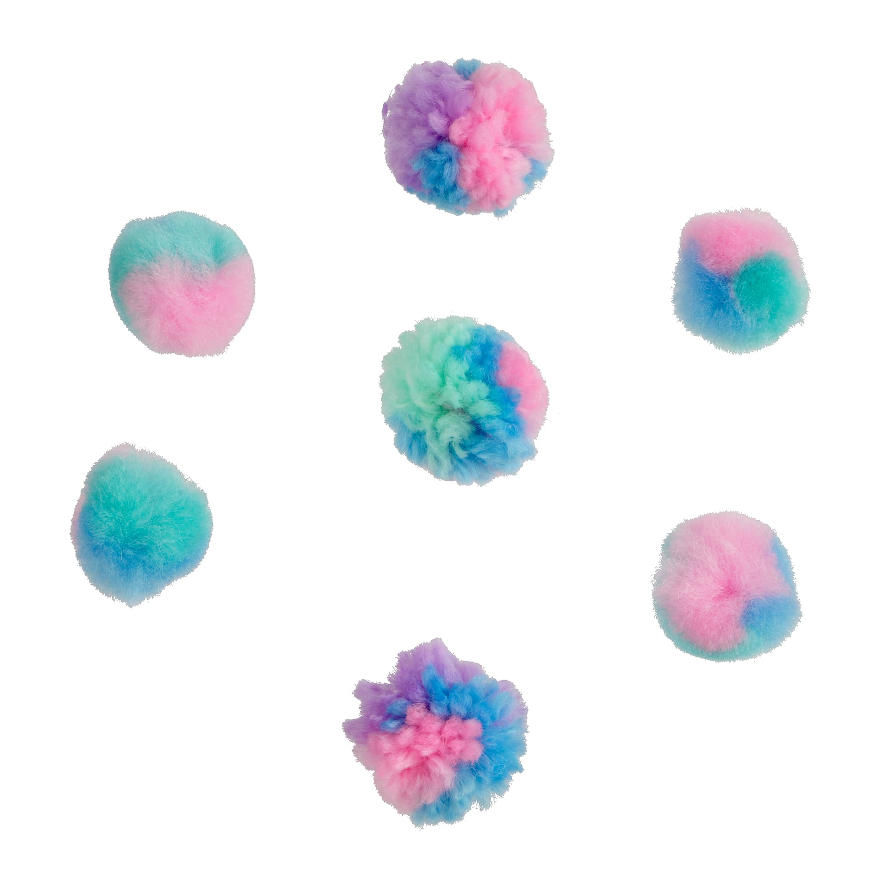 Easter Pink, Purple &#x26; Blue Pom Poms, 80ct. by Creatology&#x2122;