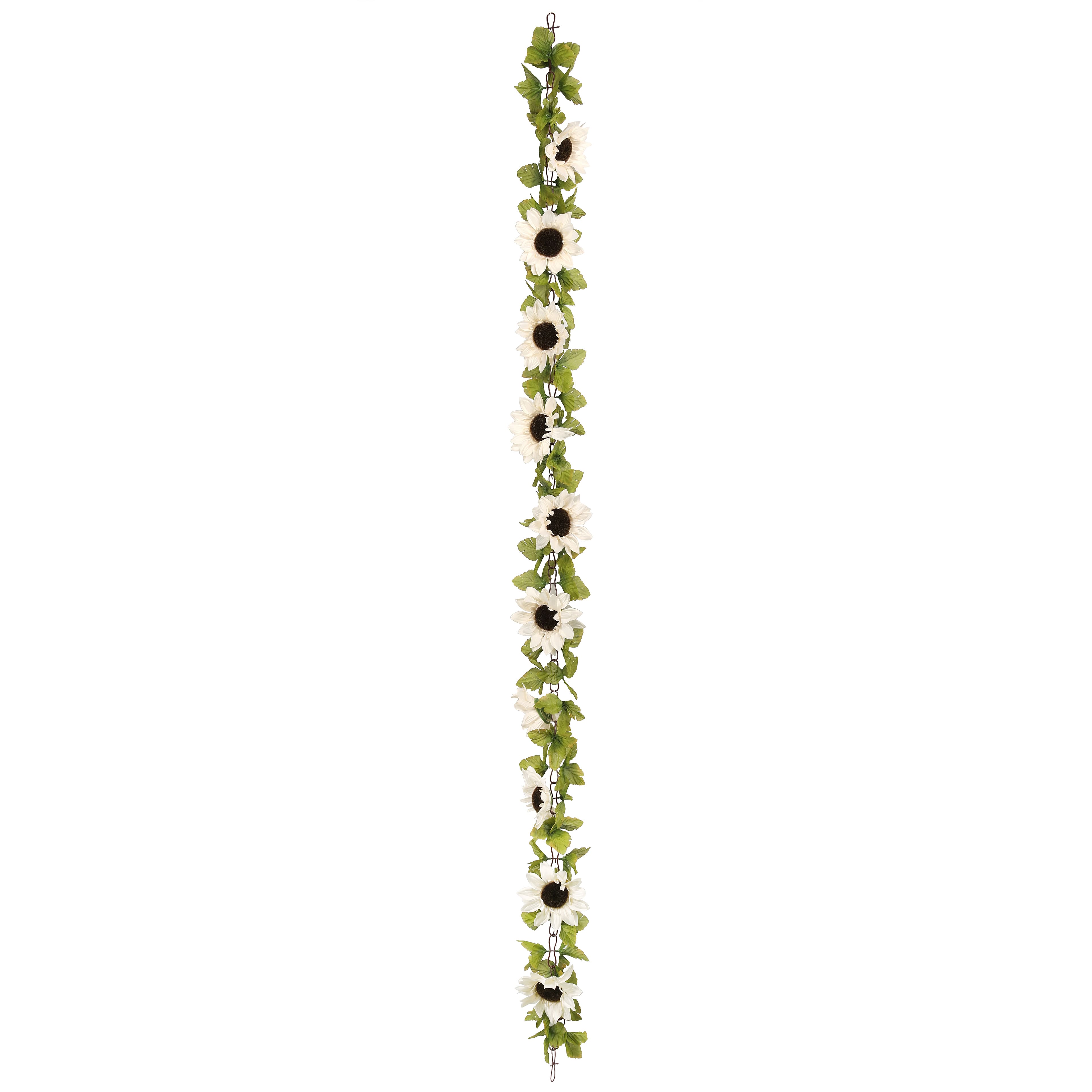 6ft. White Sunflower Chain Garland by Ashland®