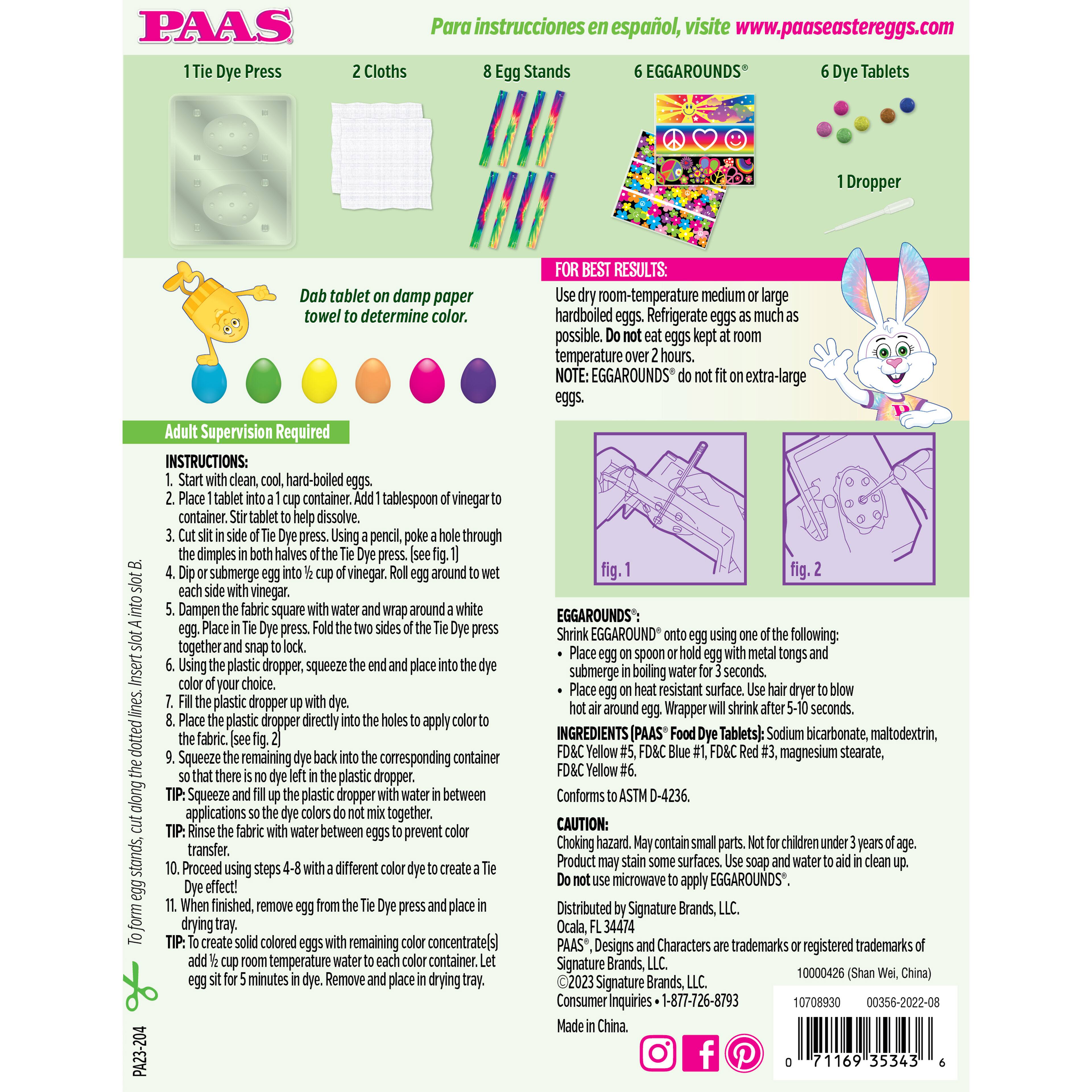 PAAS® Tie Dye Egg Decorating Kit Michaels
