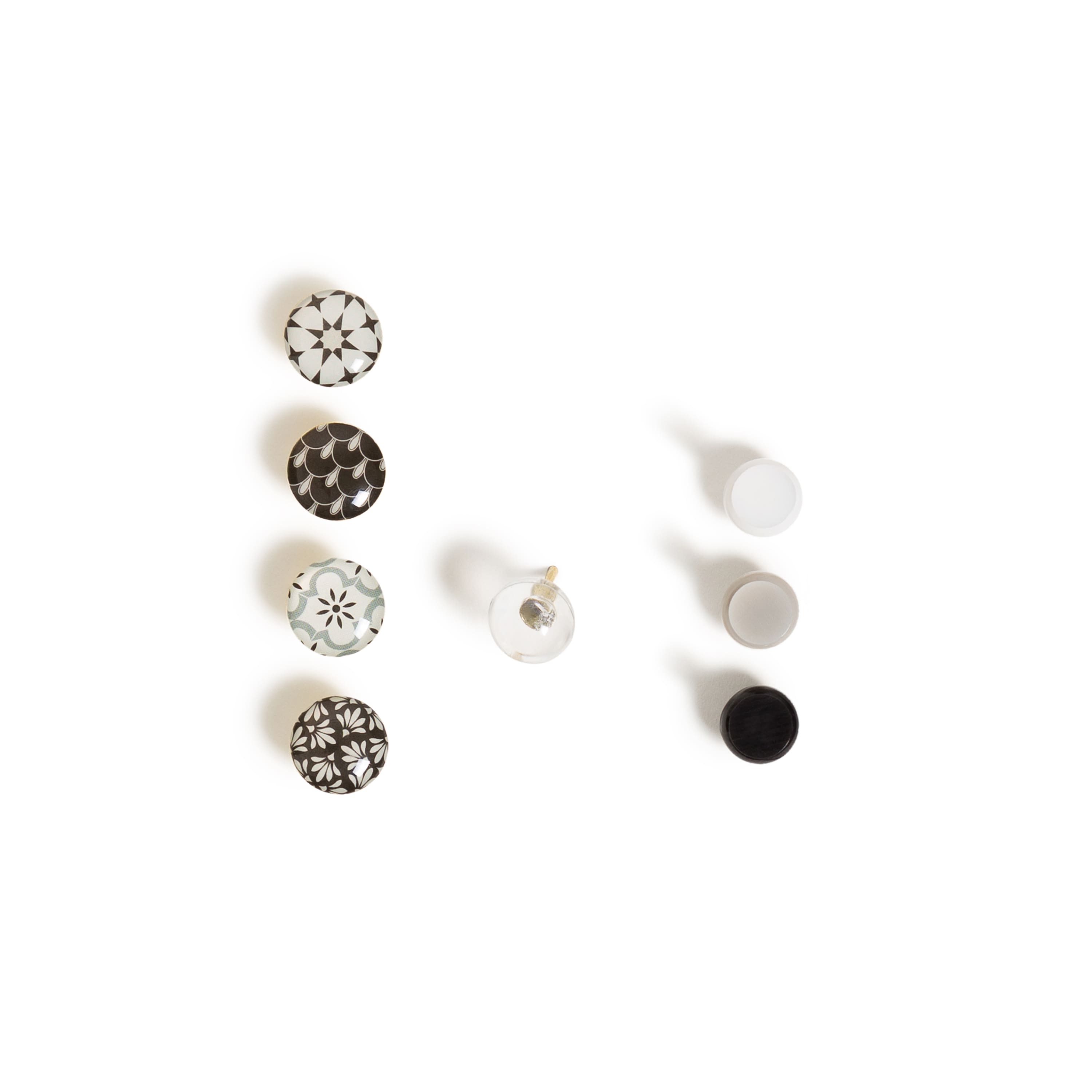 U Brands® Black & White Push Pin Kit