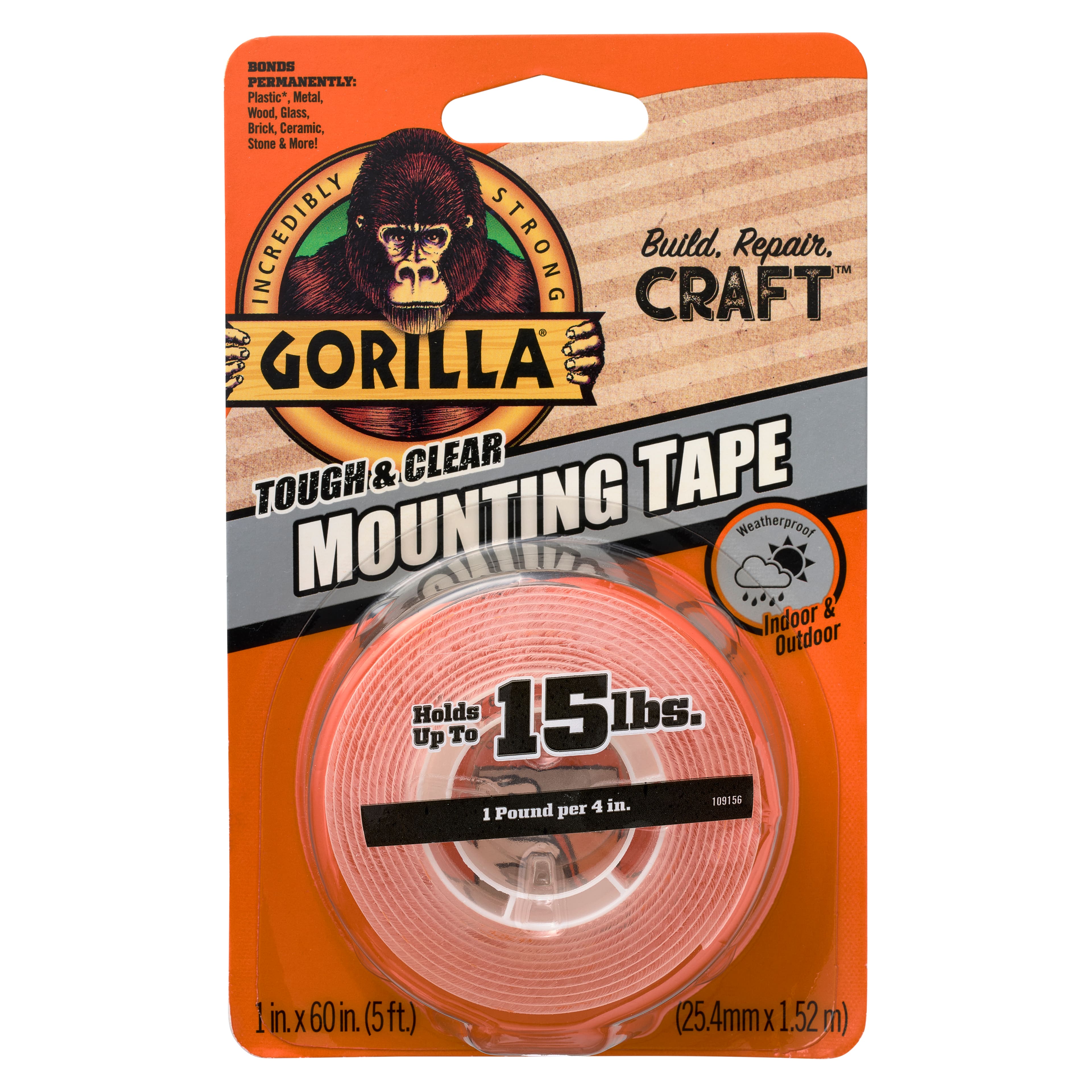 8 Pack: Gorilla&#xAE; Mounting Tape