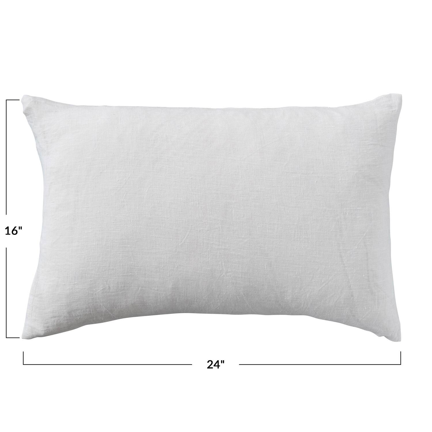 Hello Honey&#xAE; Stonewashed Linen Lumbar Pillow