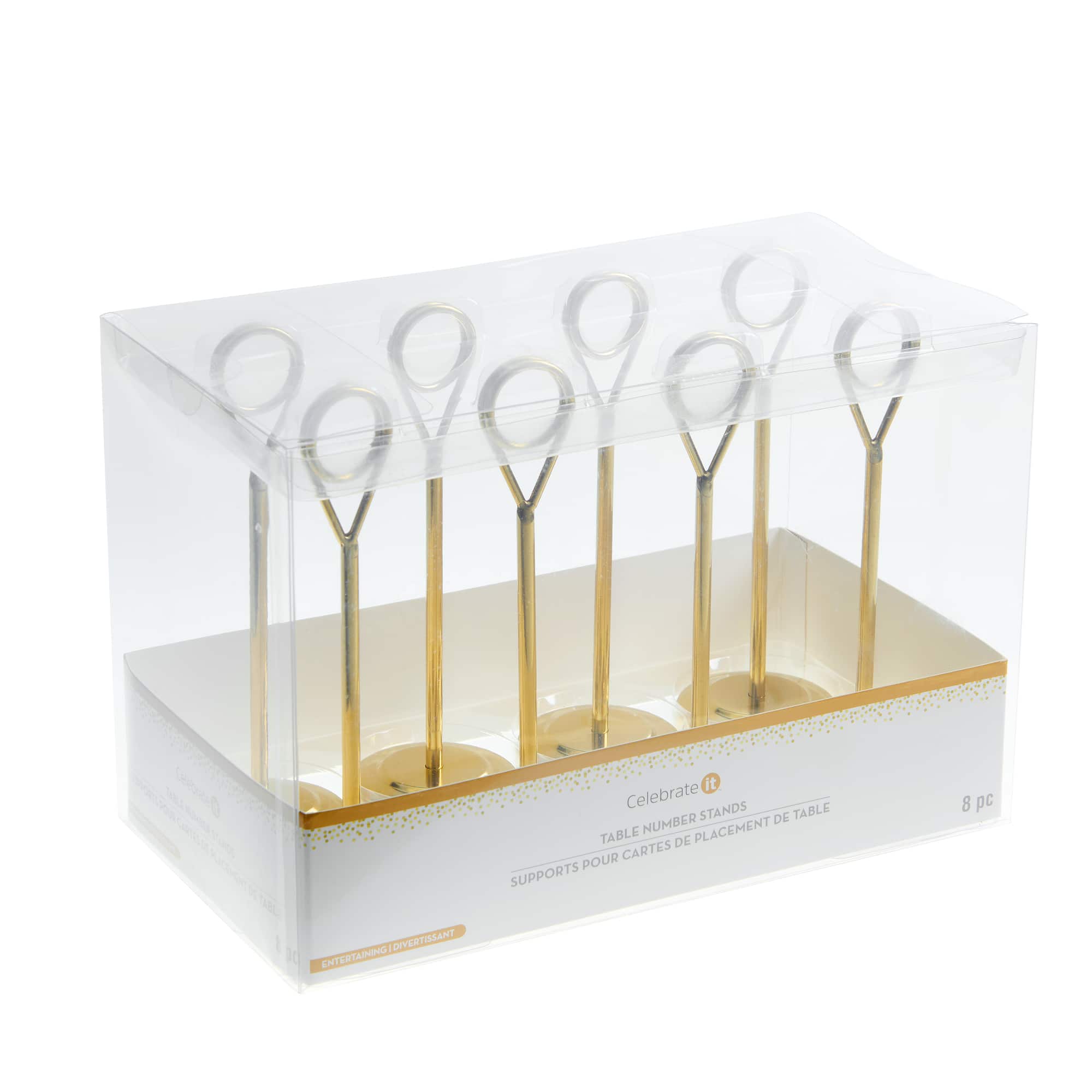 6 Packs: 8 ct. (48 total) 6" Table Number Stands by Celebrate It™