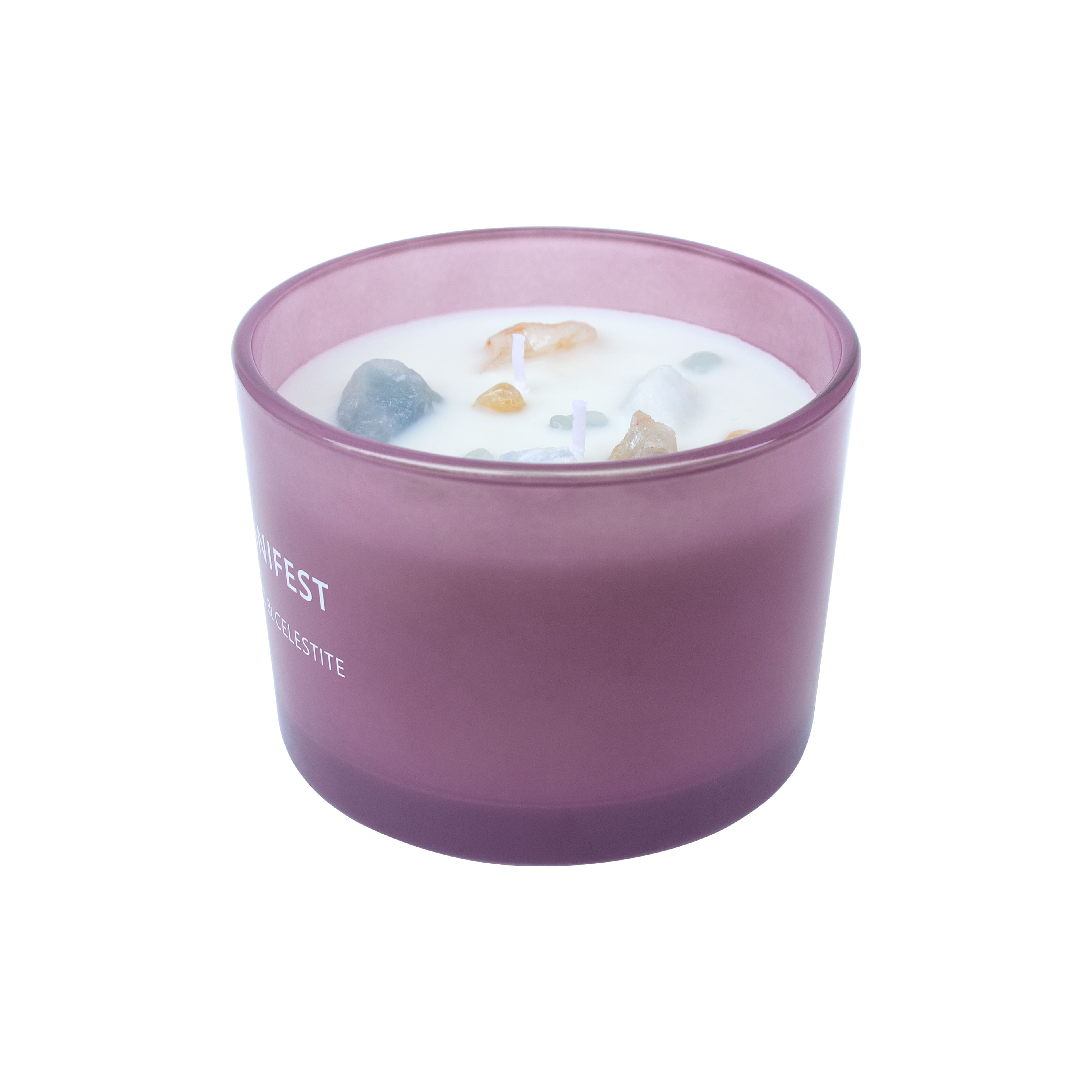 12oz. Topaz &#x26; Celestite Manifest Scented Jar Candle by Ashland&#xAE;