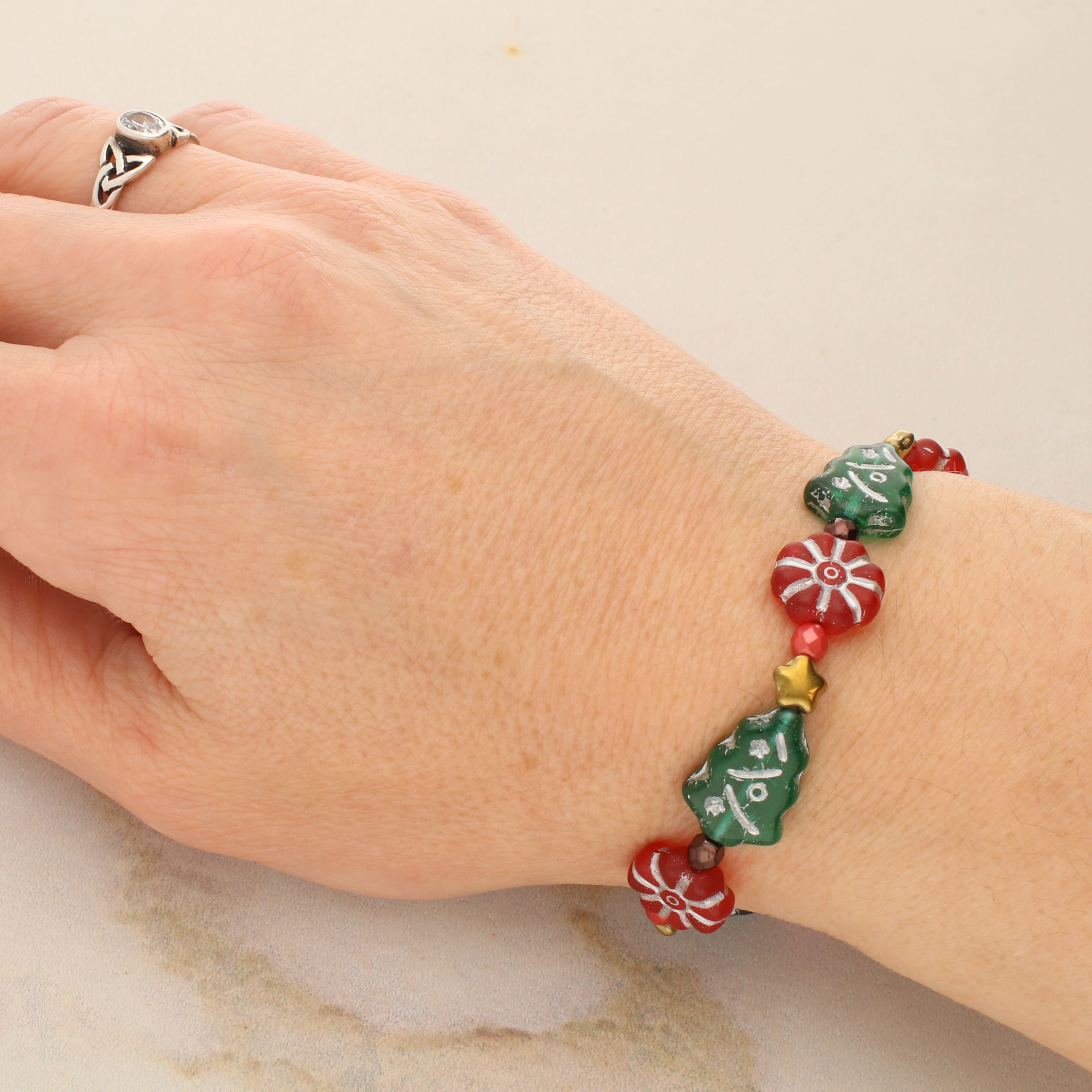 6 Packs: 20 ct. (120 total) Christmas Cheer Czech Glass Bead Mix by Bead Landing™