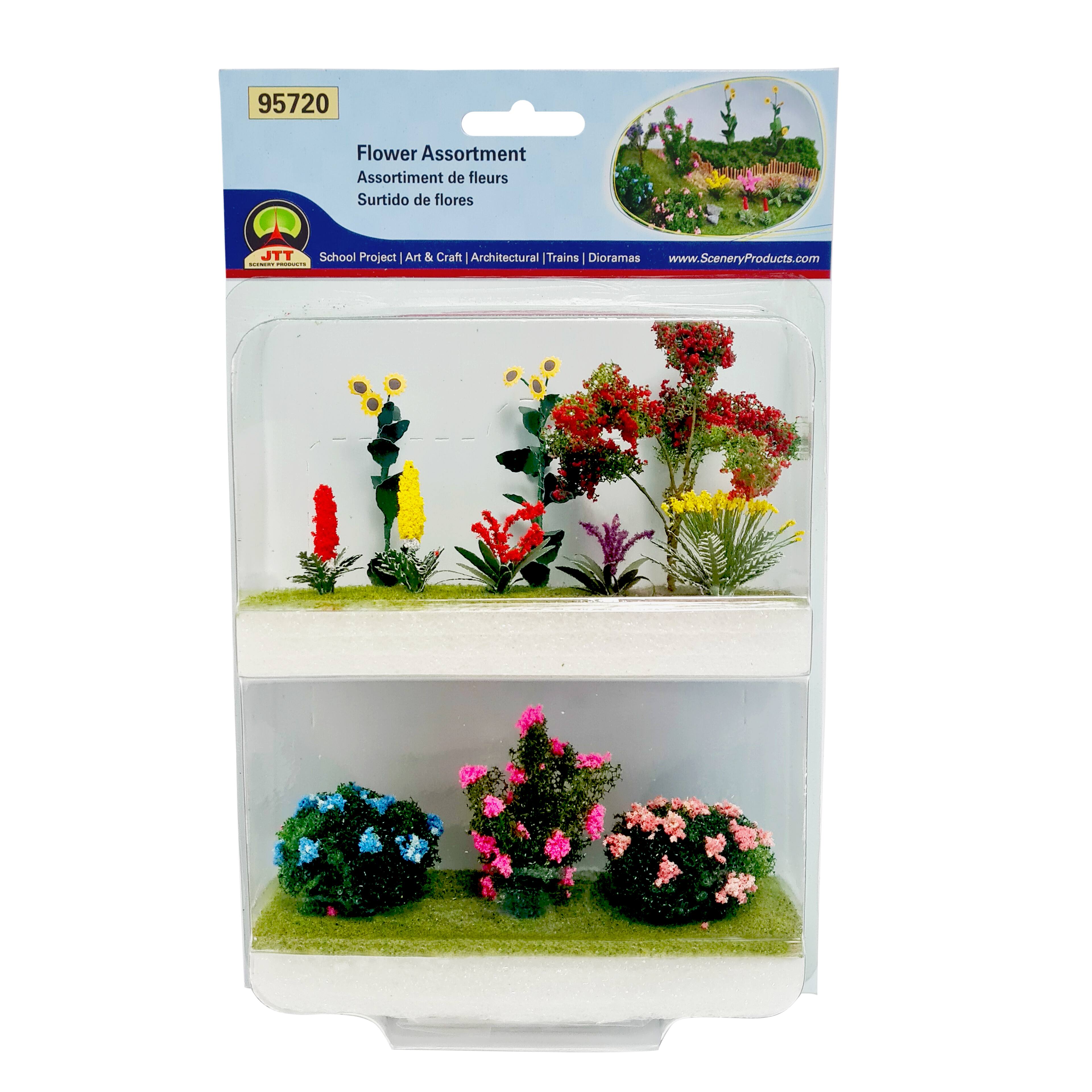 JTT Scenery Products Mini Flower Assortment