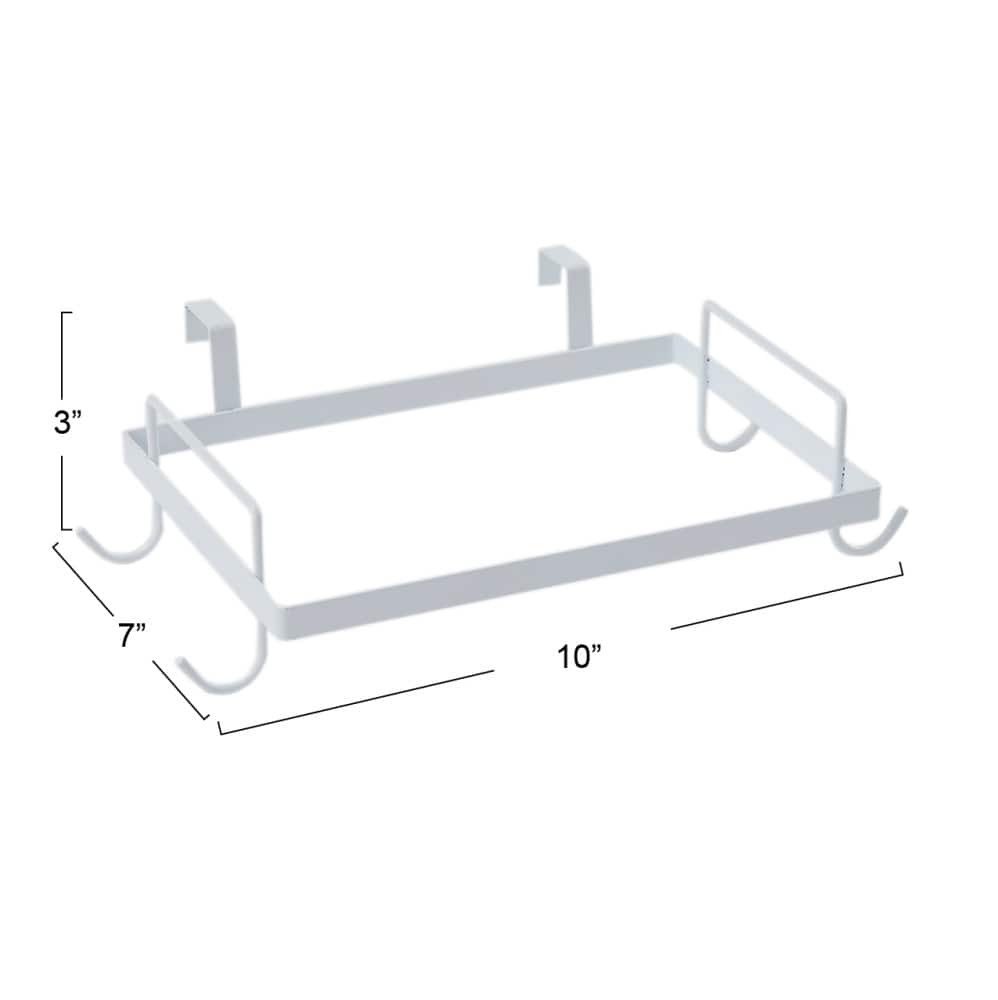 Household Essentials Metal Over the Door Trash Bag Holder