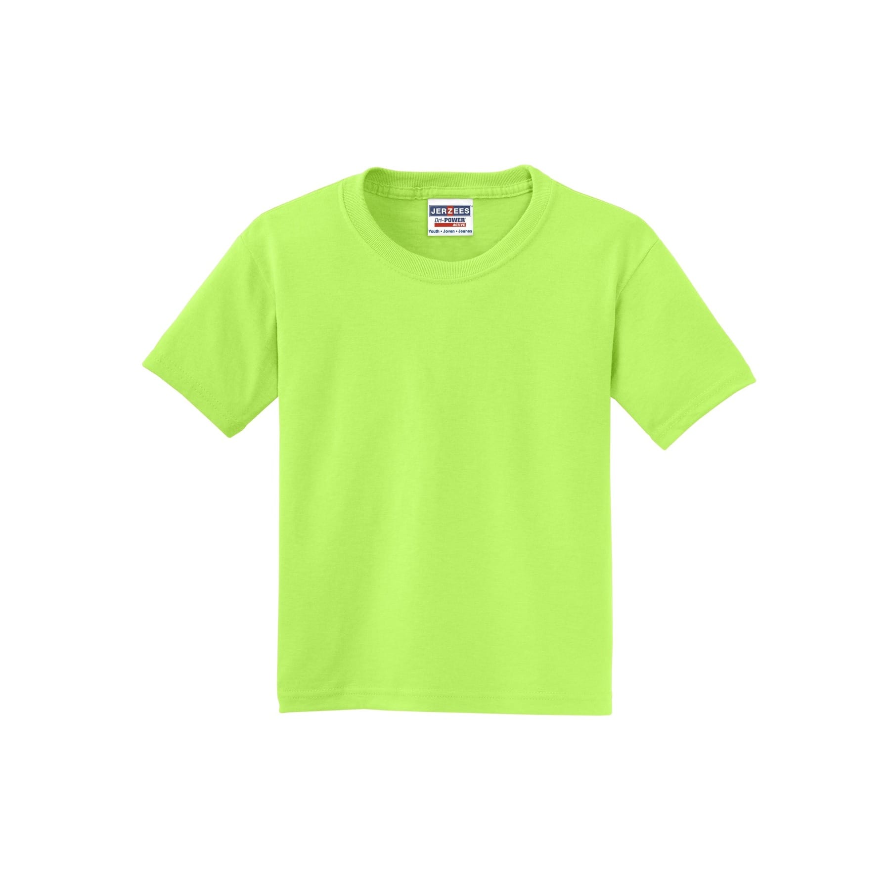 JERZEES® Dri-Power® Neon Youth 50/50 Cotton/Poly T-Shirt