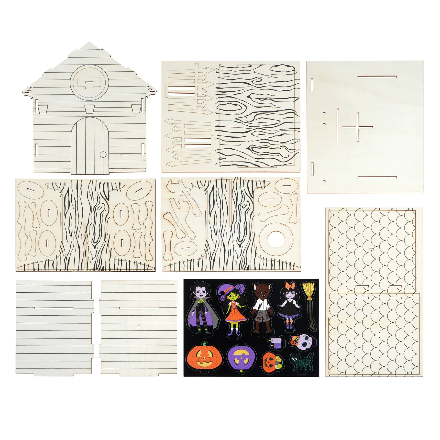 3D Wood Haunted Tree House Craft Kit by Creatology™