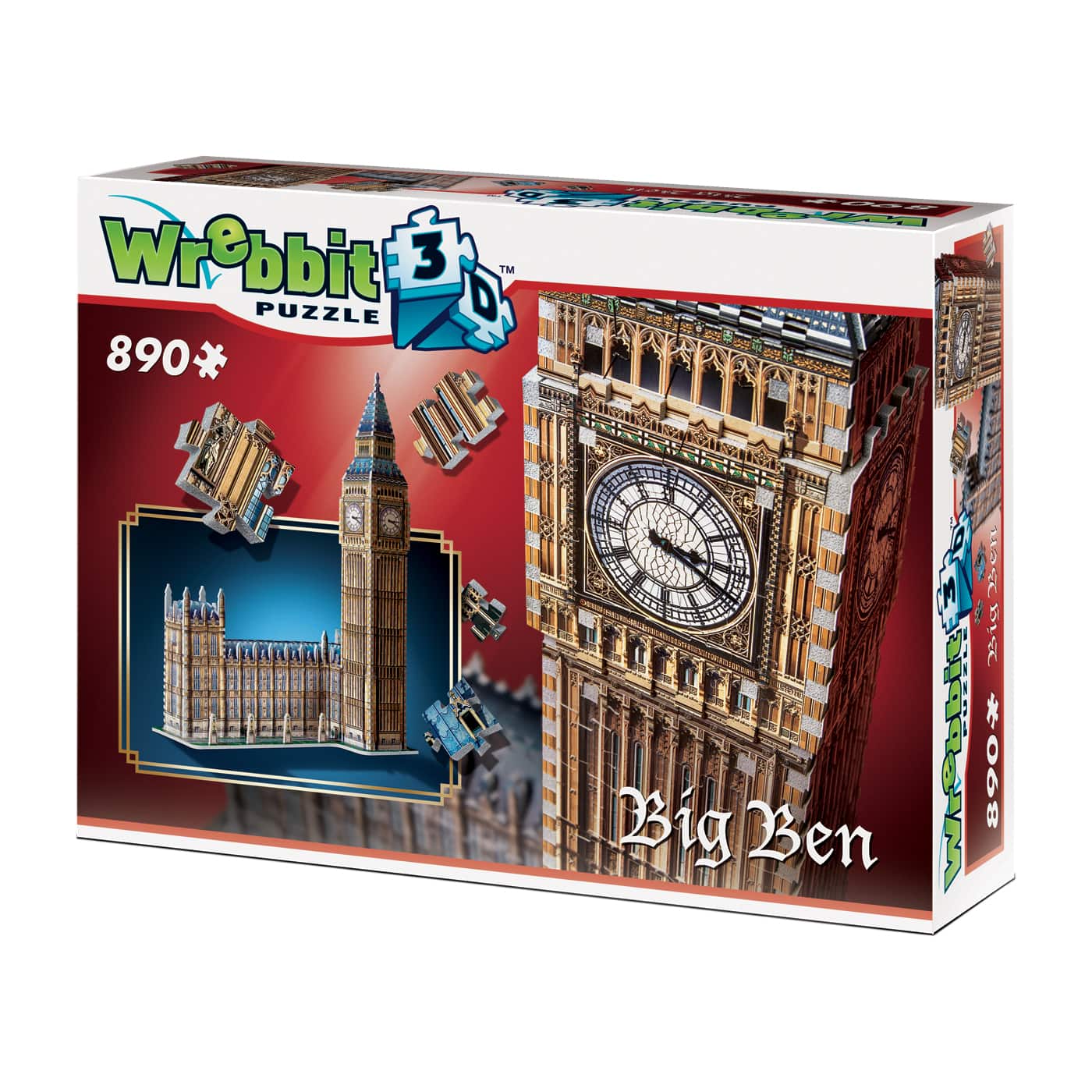 Wrebbit Big Ben & PARLAMENTO 3D Puzzle 890pc 