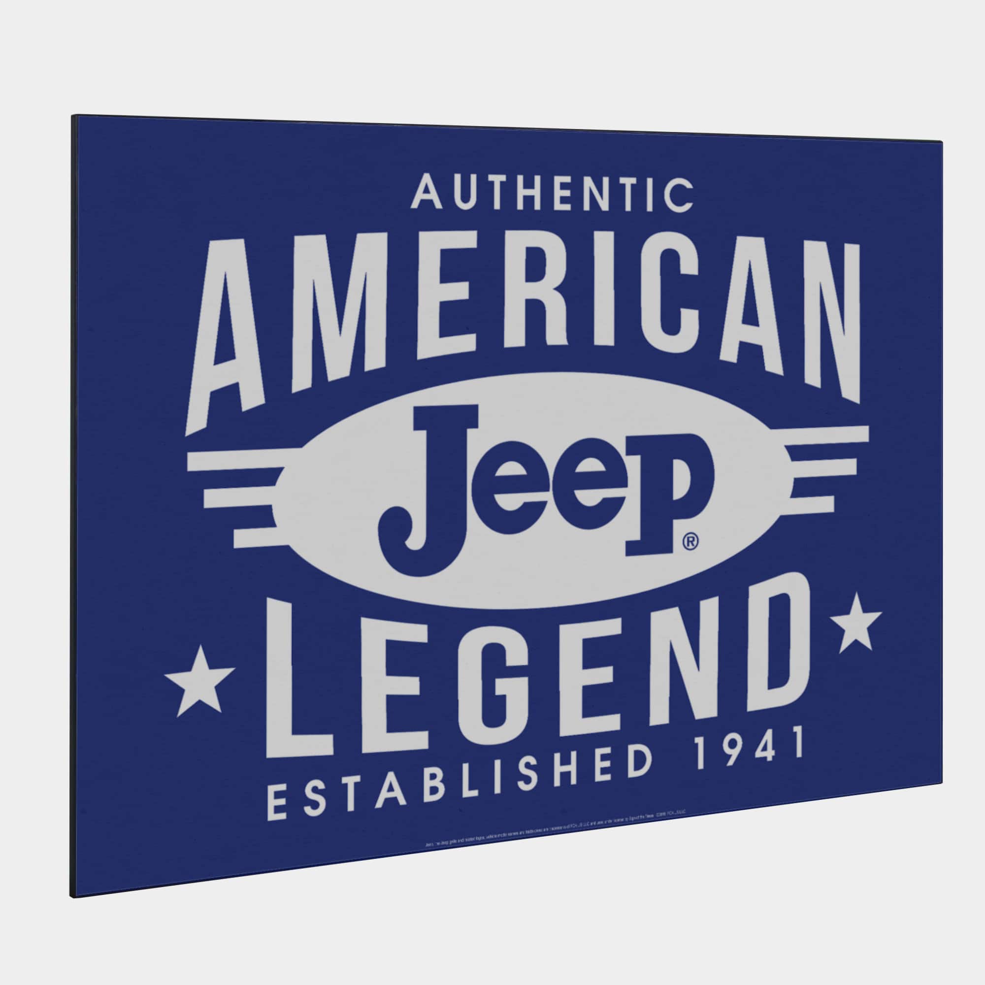 American Art D&#xE9;cor&#x2122; 41&#x22; Oversized Jeep&#xAE; American Legend Metal Sign