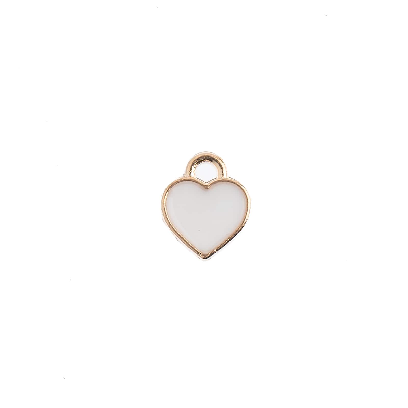 John Bead Sweet & Petite Small Hearts Charms, 10ct.