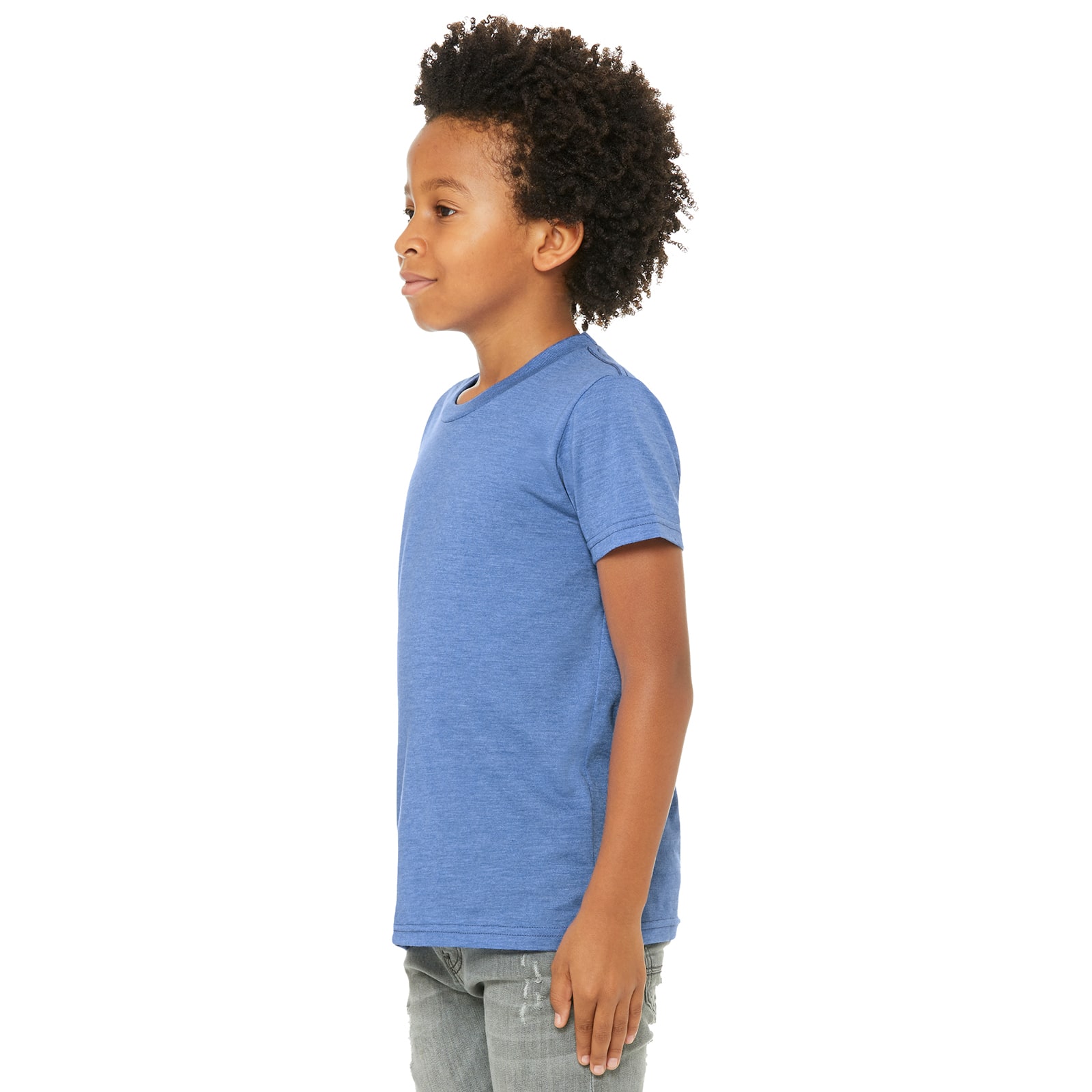 BELLA+CANVAS® Short Sleeve Heather Jersey Youth T-Shirt
