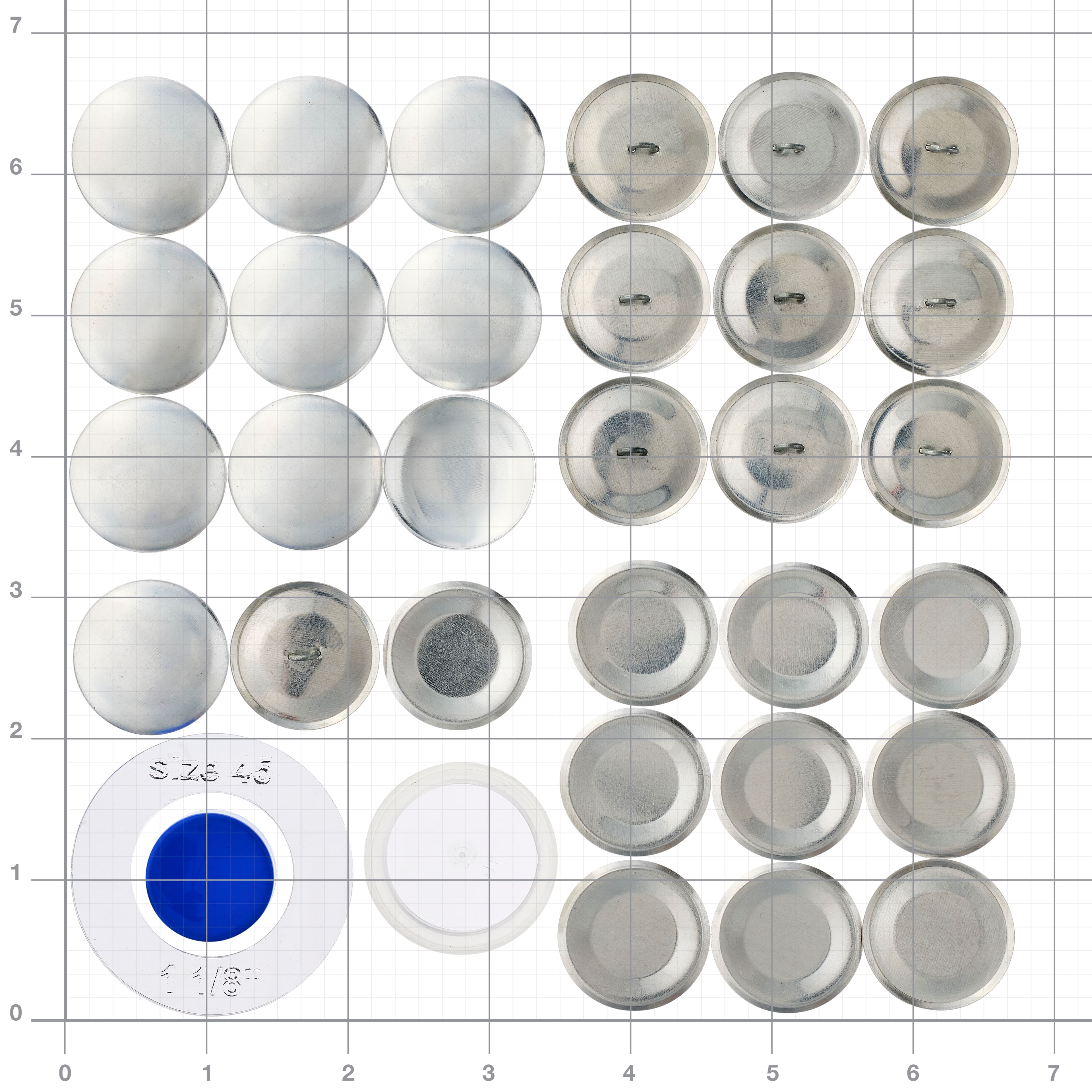 12 Pack: Craft Cover Button Kit by Loops &#x26; Threads&#xAE;