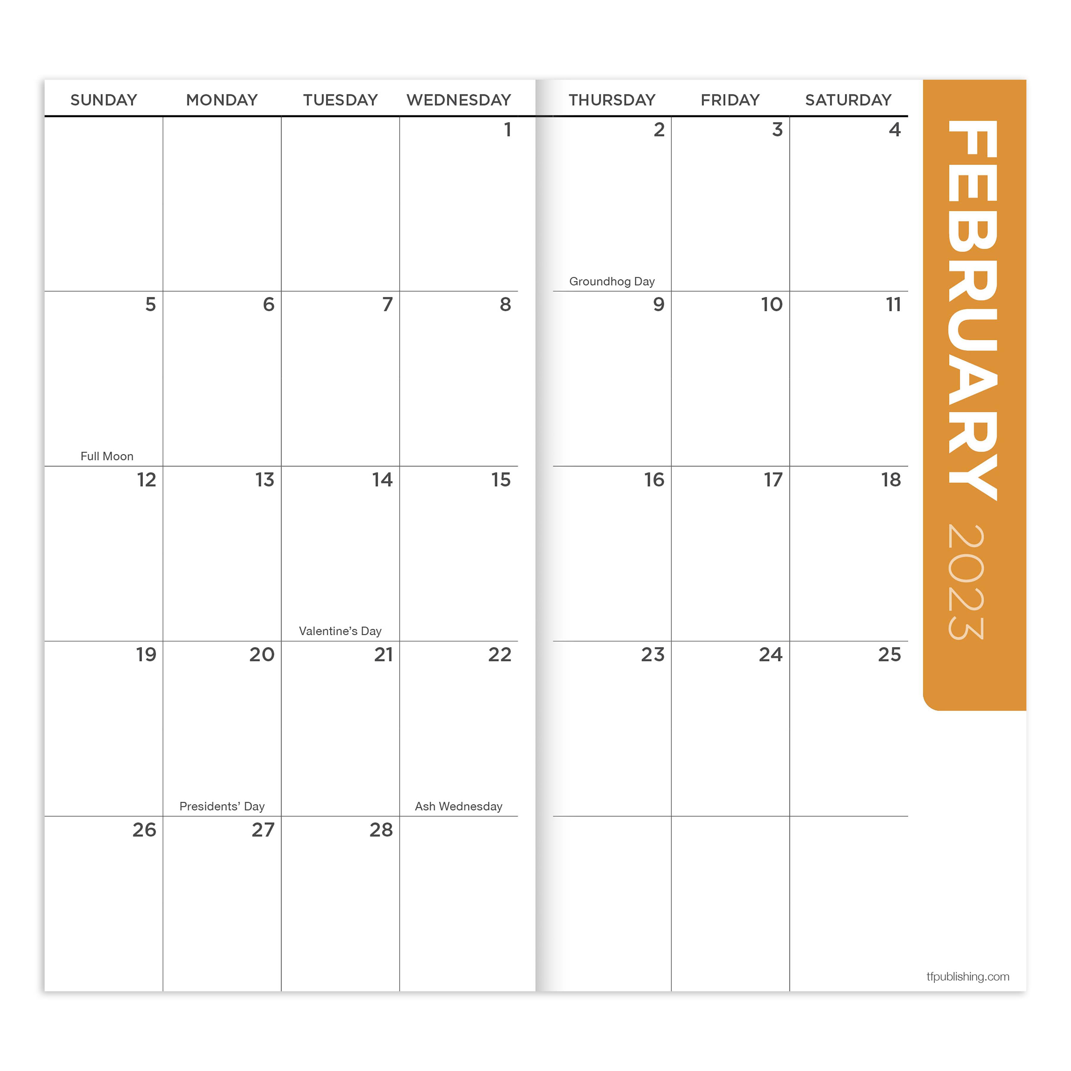 TF Publishing 2023-2024 Happy Life 2-Year Small Monthly Pocket Planner