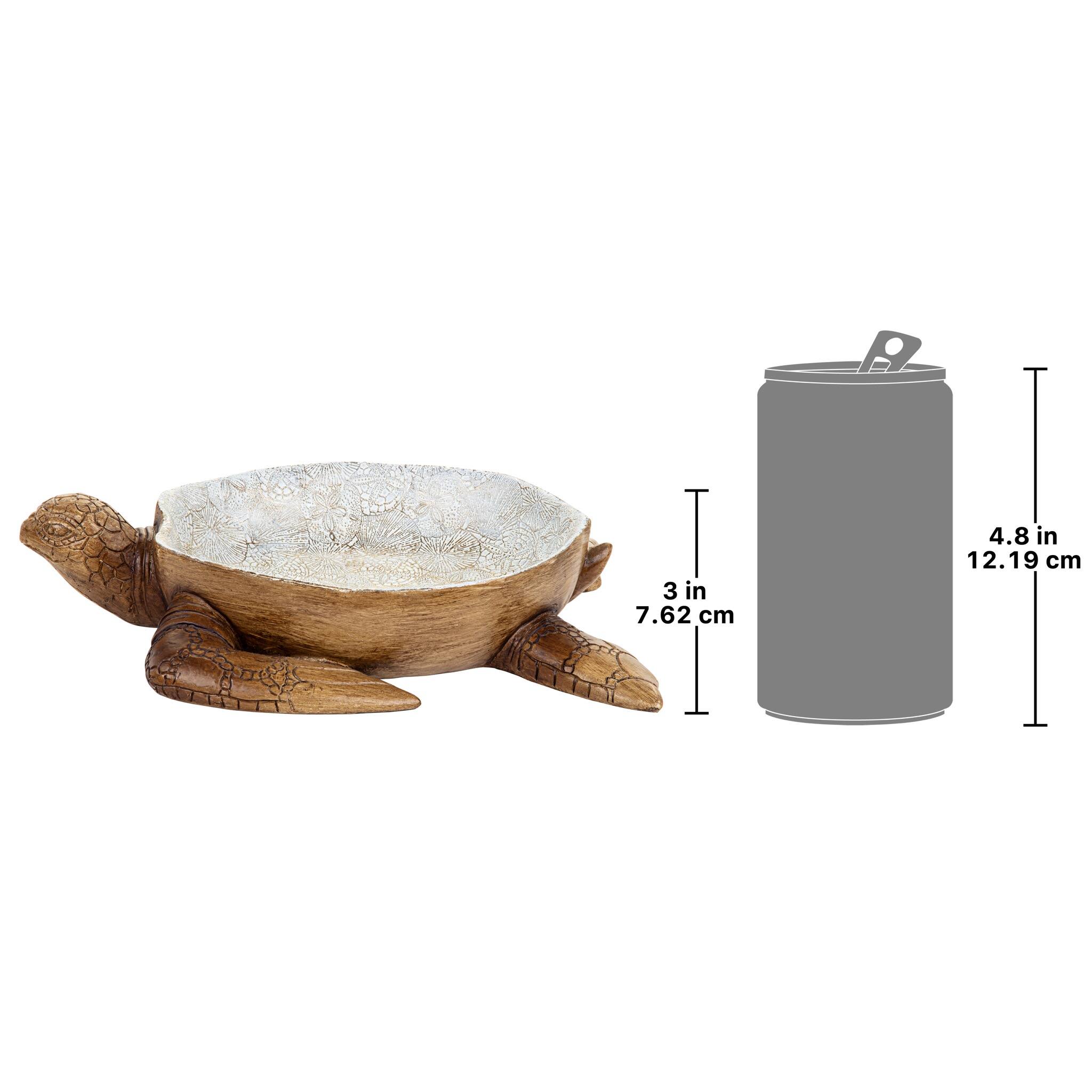 Design Toscano On the Ocean's Beach Sea Turtle Bowl