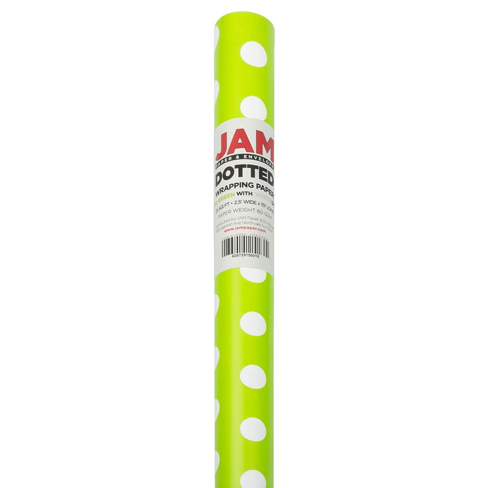 JAM Paper Polka Dot Gift Wrap