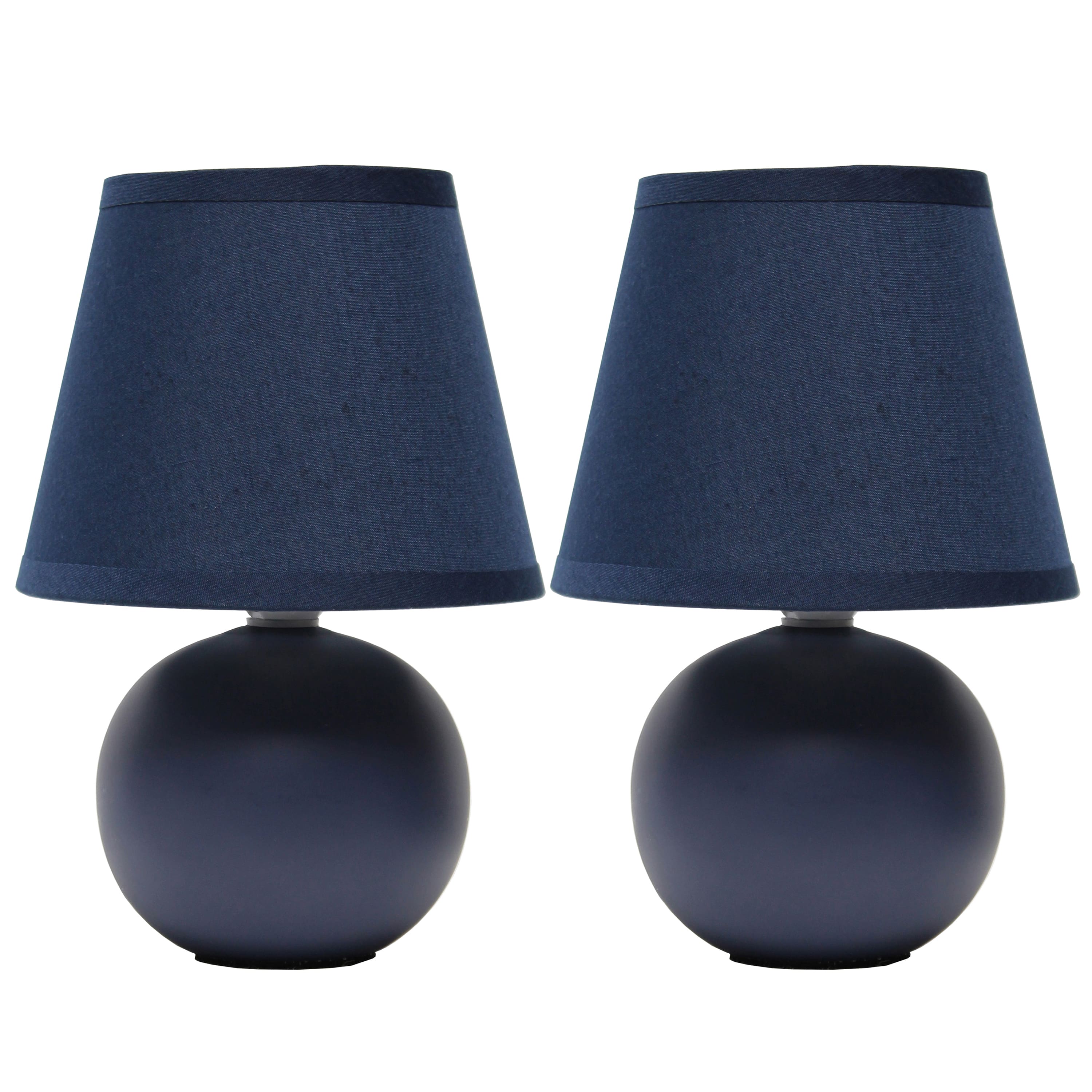 Creekwood Home Nauru 8.5" Ceramic Orb Base Table Lamp in Blue | 5.51" x 5.51" x 8.66" | Michaels®
