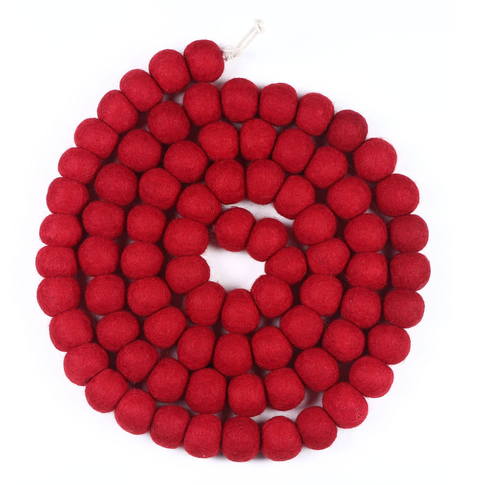 6ft. Red Felt Pom Pom Garland by Ashland&#xAE;