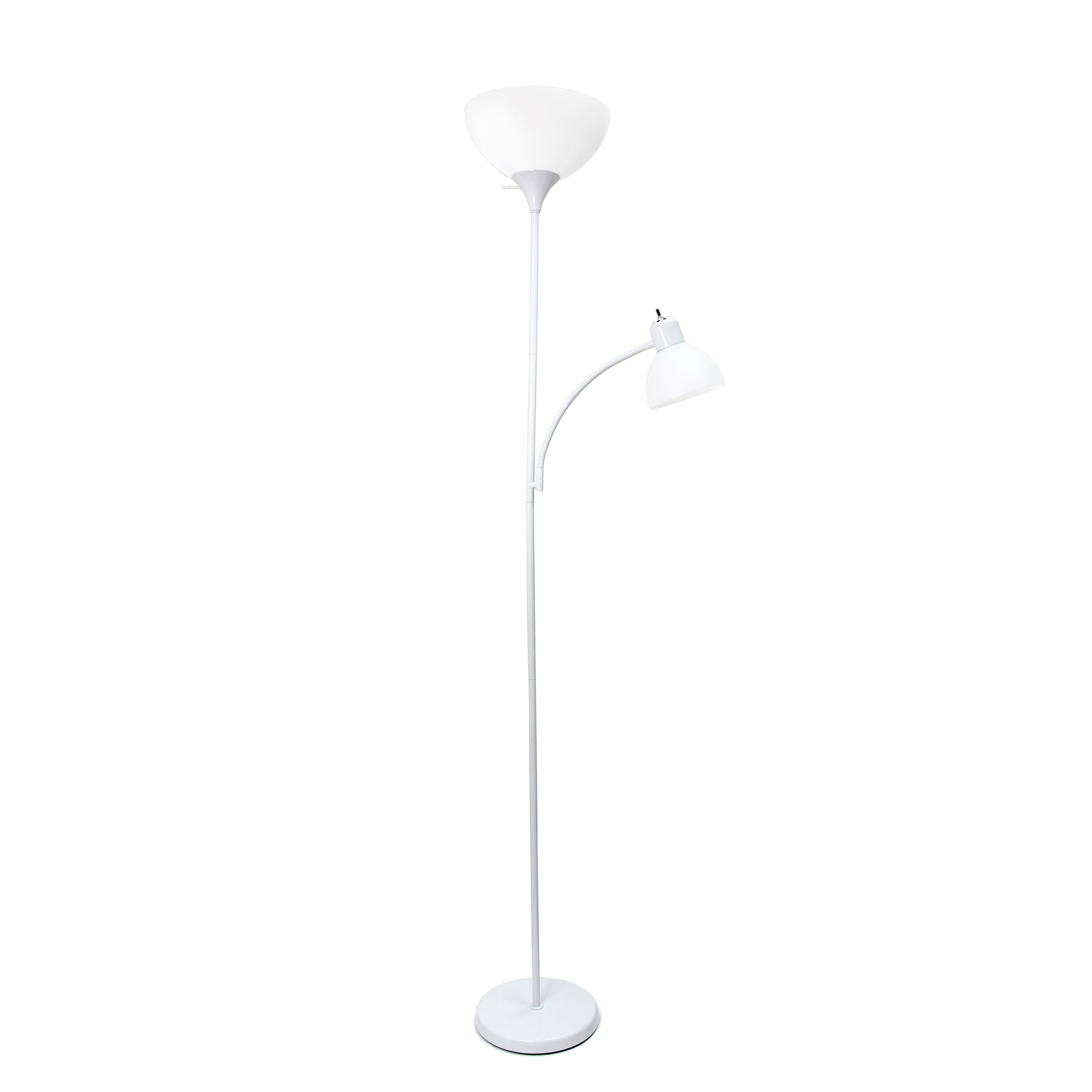 Simple Designs 71.5" Floor Lamp with Reading Light