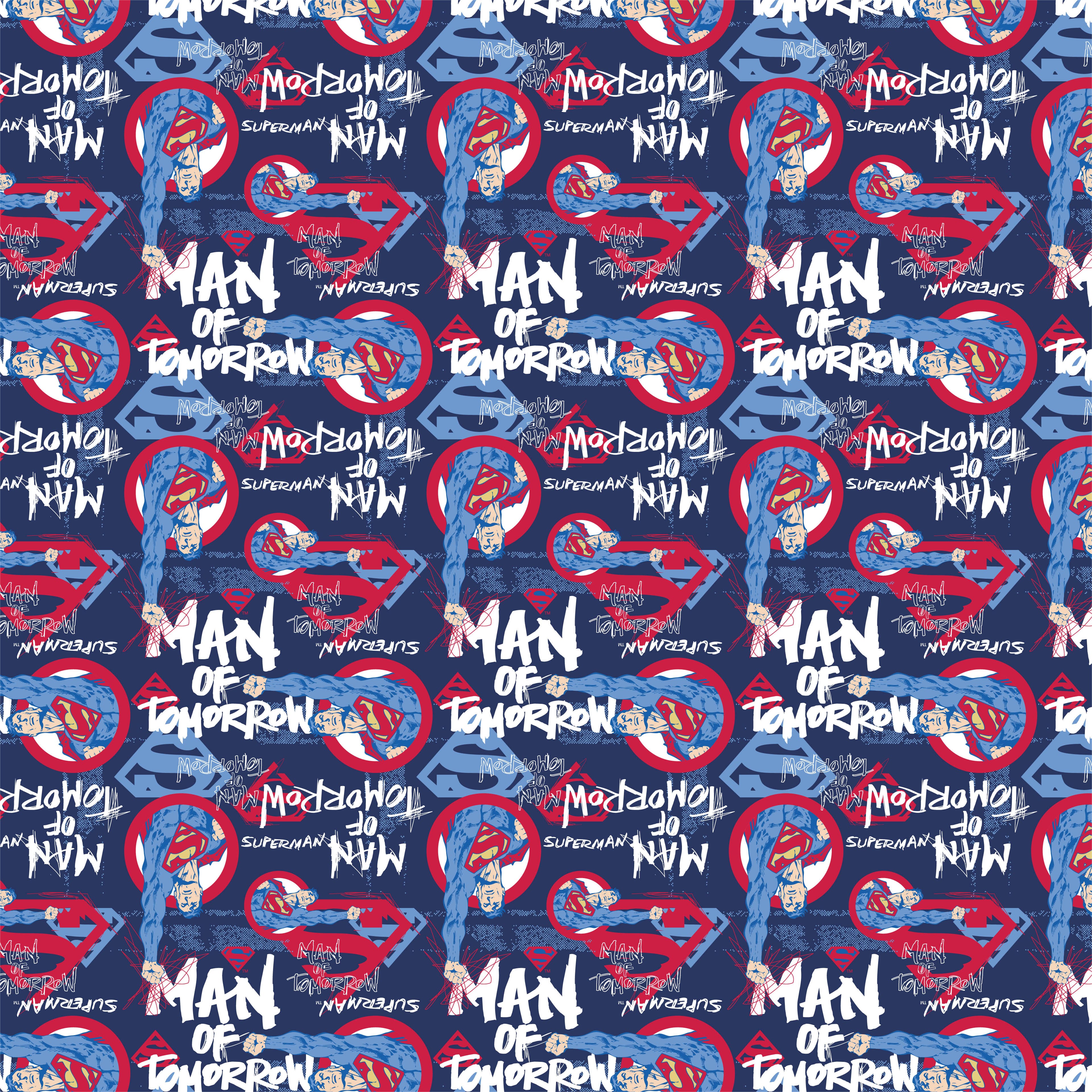 DC Comics Superman&#x2122; Man of Tomorrow Cotton Fabric