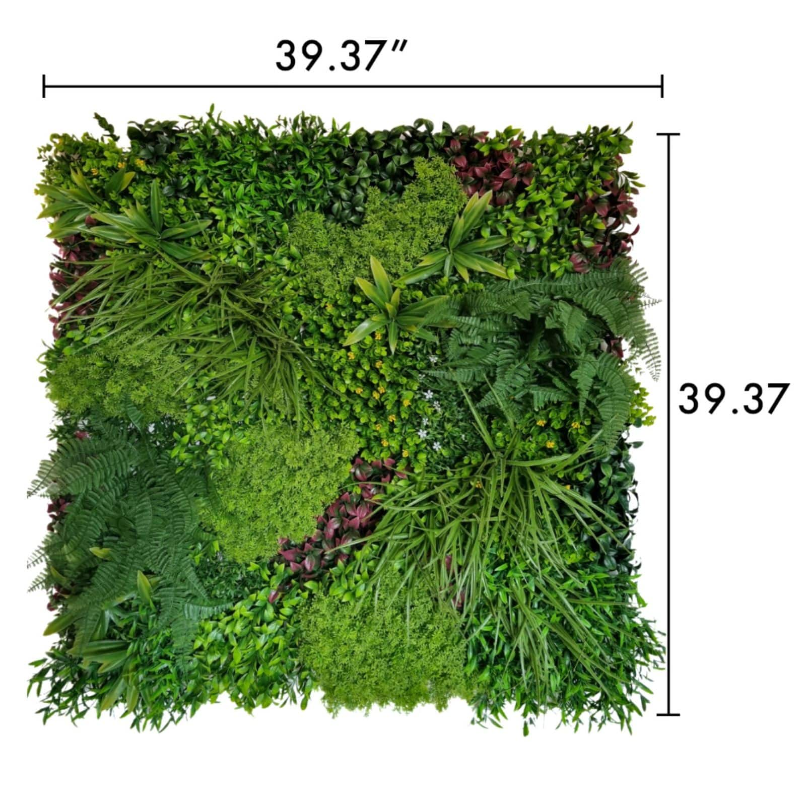 3ft. Firenze Style Artificial Plant Living Wall Panel