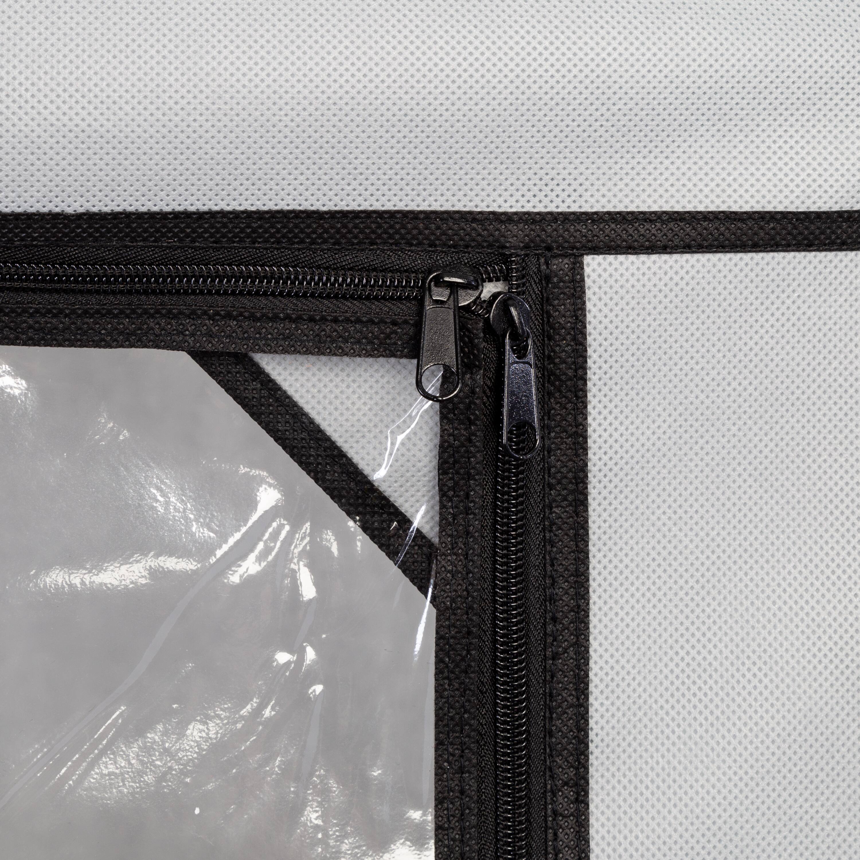 Honey Can Do 46'' Gray Portable Wardrobe Closet