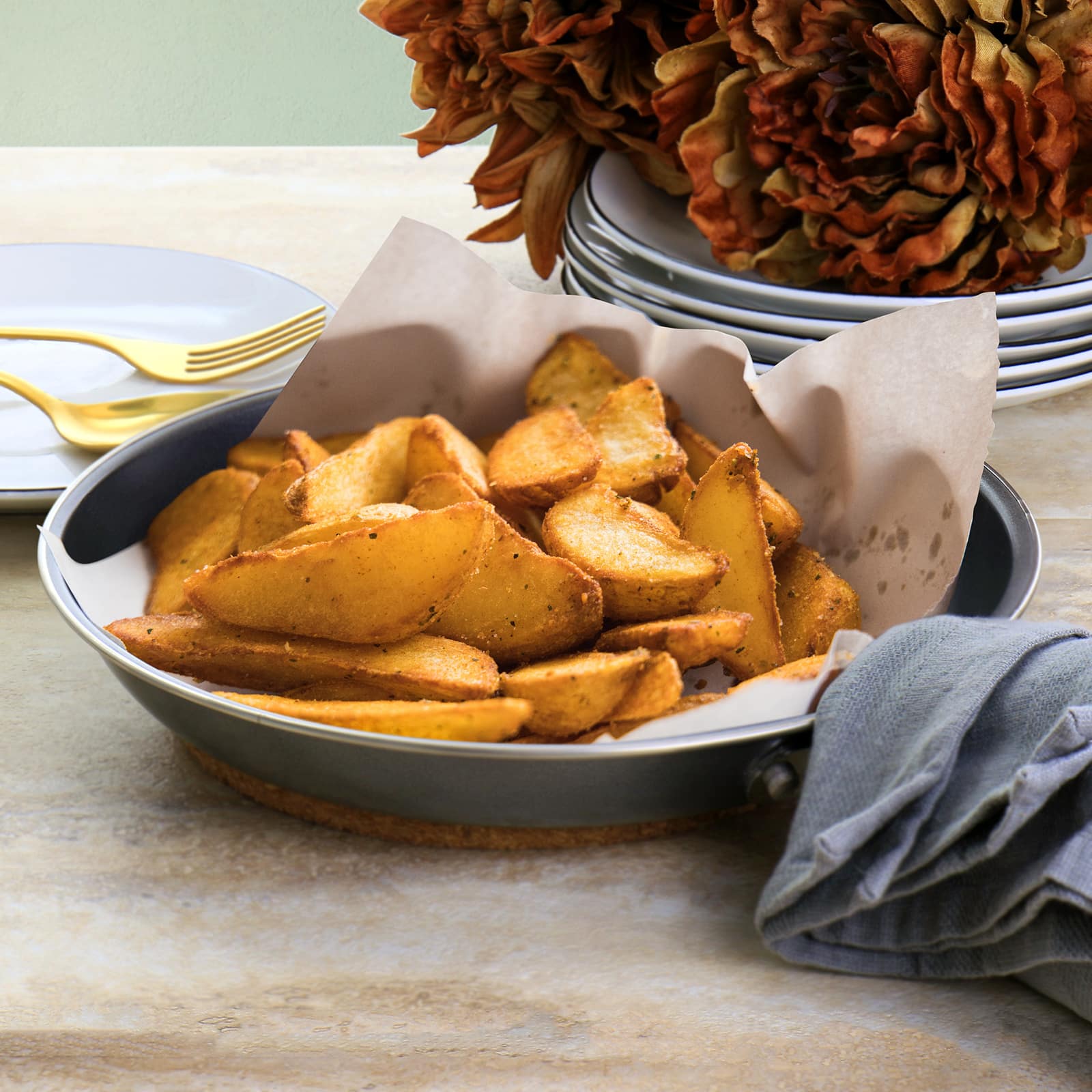 Gibson Everyday® Highberry 3-Piece Gray Nonstick Carbon Steel Cookware Set