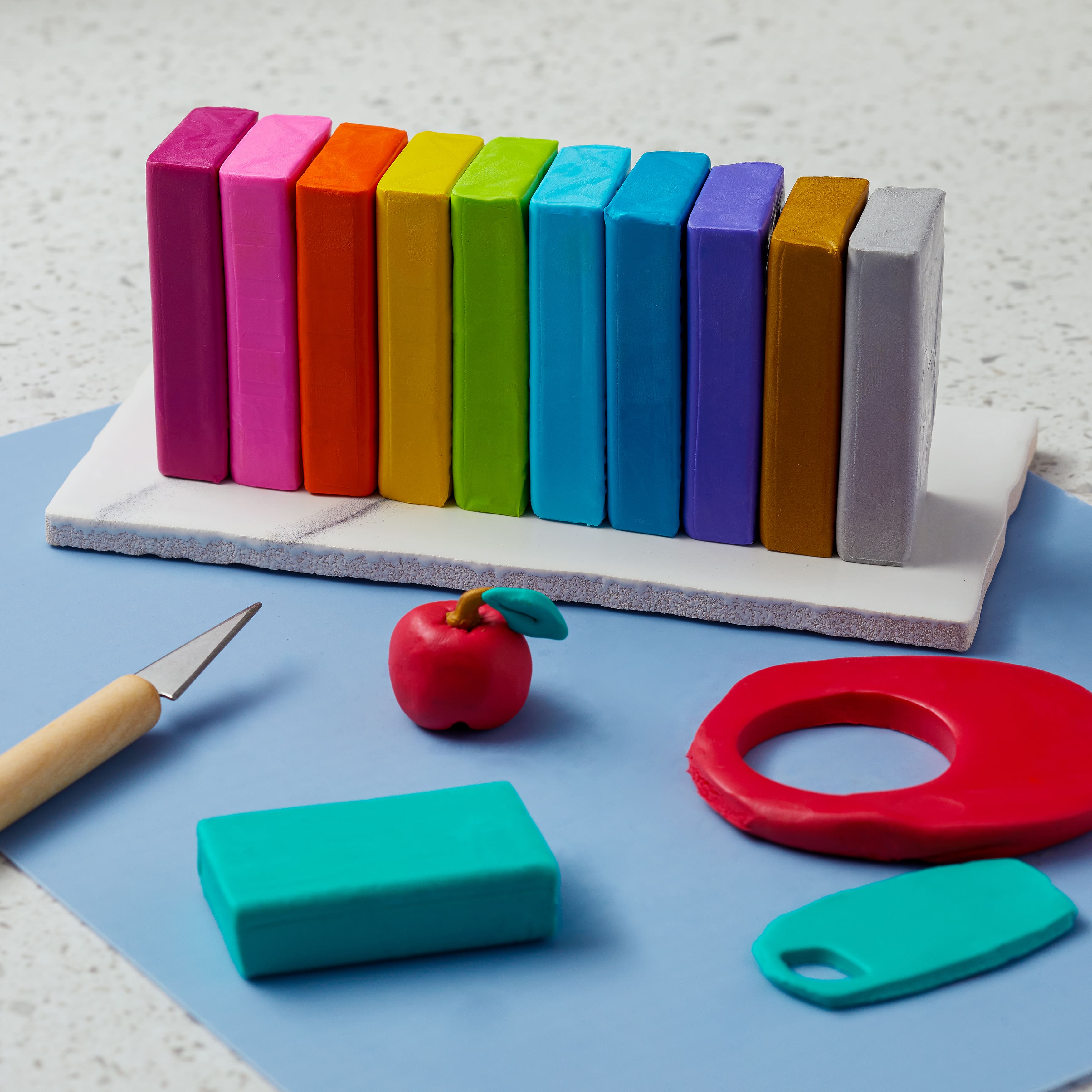 Bright Colours Oven Bake Clay by Craft Smart®