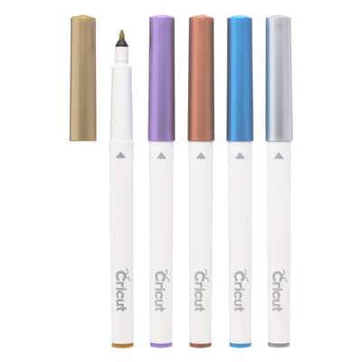 Cricut® Metallic Med Point Pen Set, 5 Pieces image