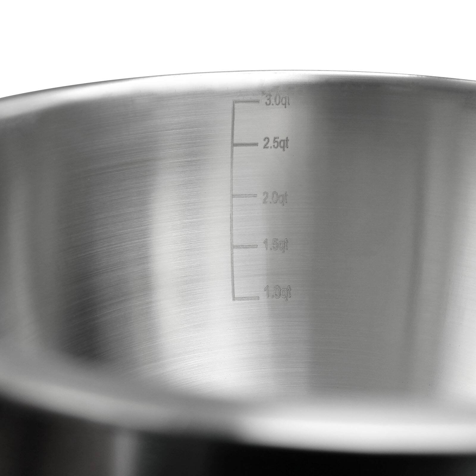 Martha Stewart Everyday 3qt. Stainless Steel Mixing Bowl with Plastic Lid