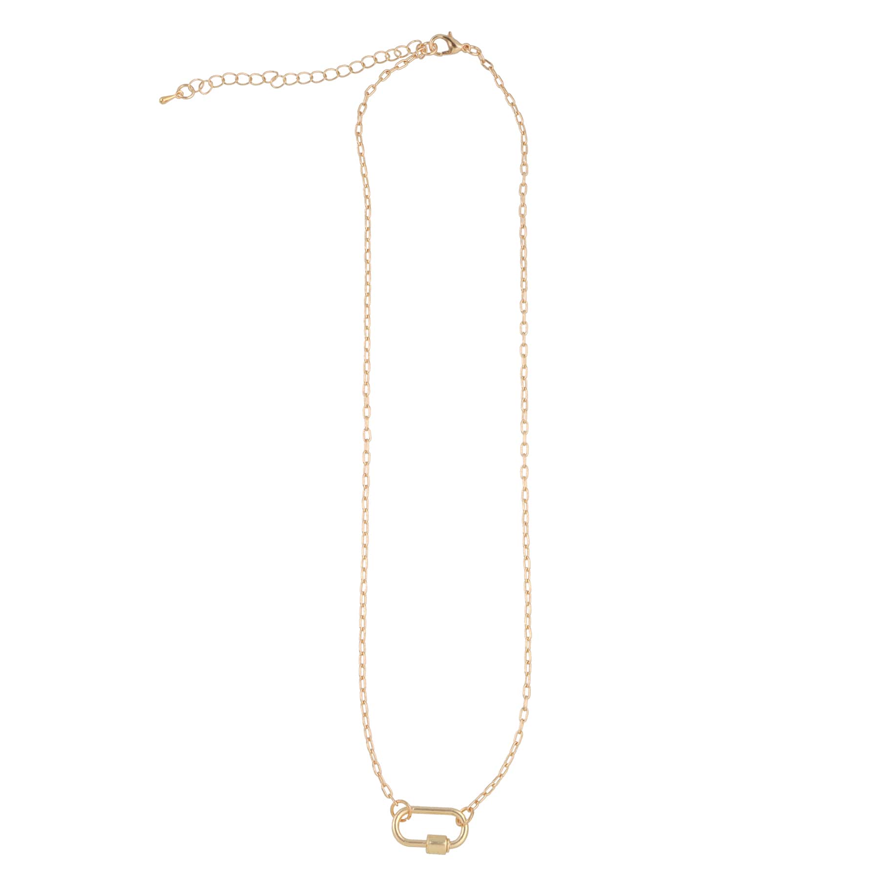 12 Pack: 18" Gold Paperclip Necklace by Bead Landing™
