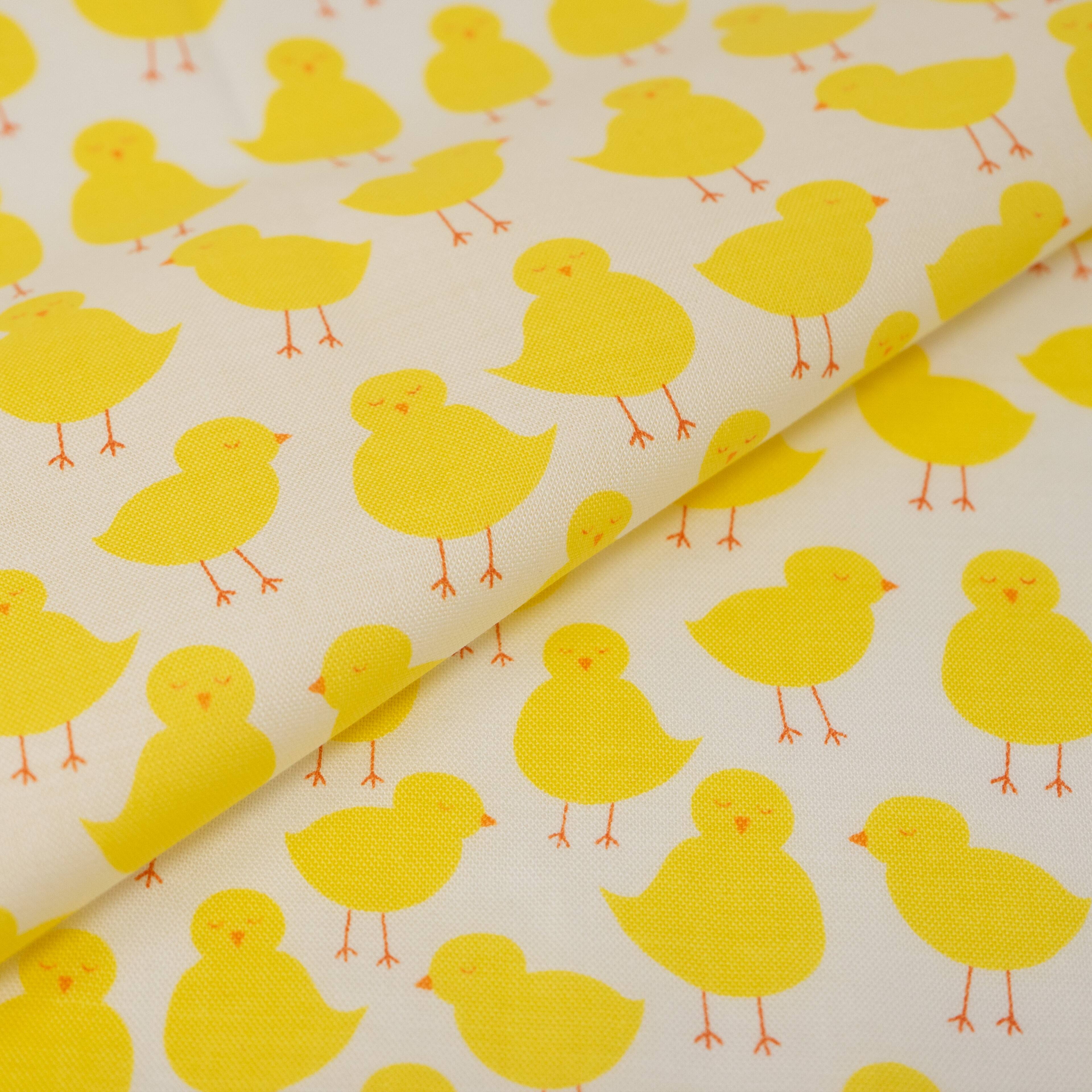 SINGER Cute Chicks Cotton Fabric