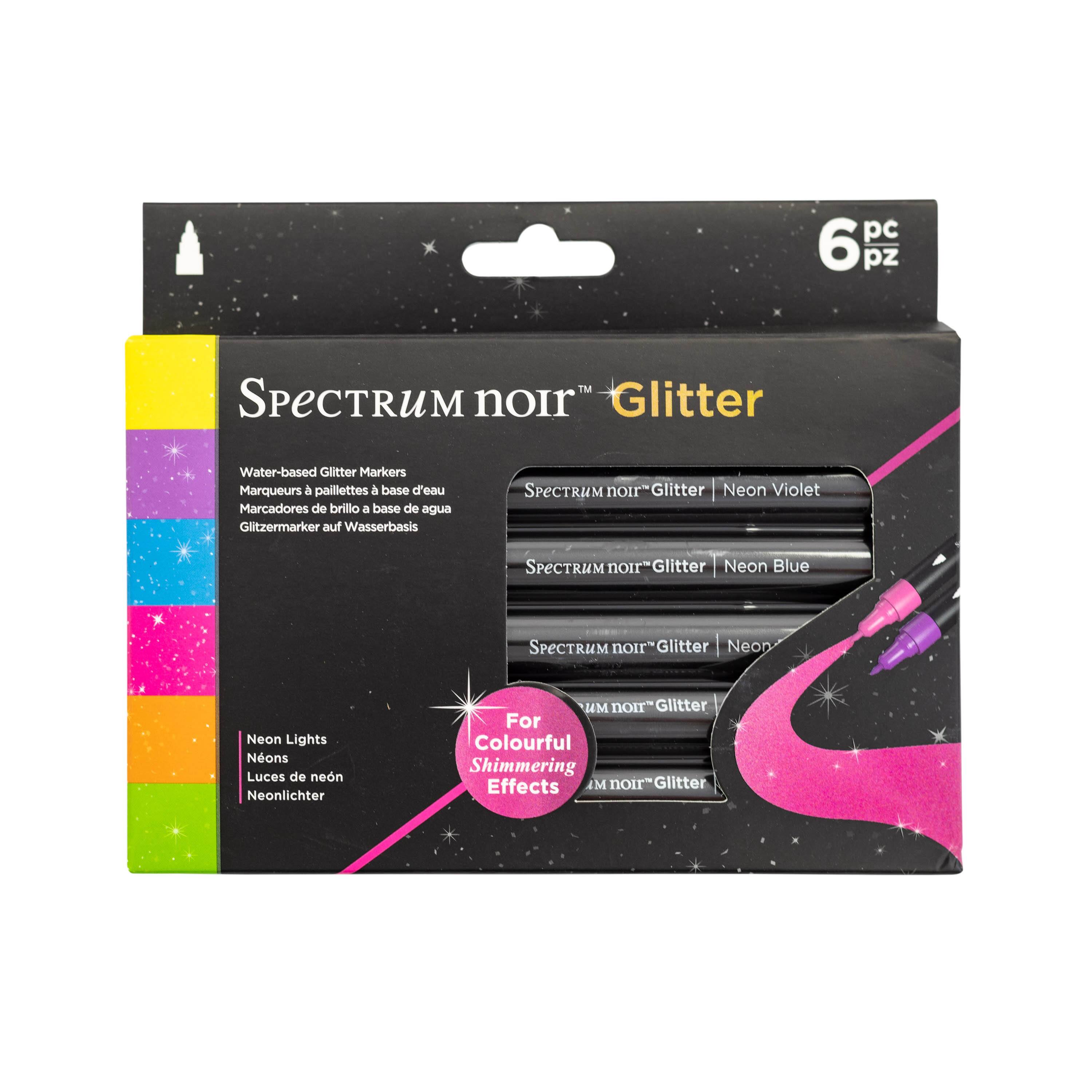 Spectrum Noir™ Neon Lights Glitter Marker Set