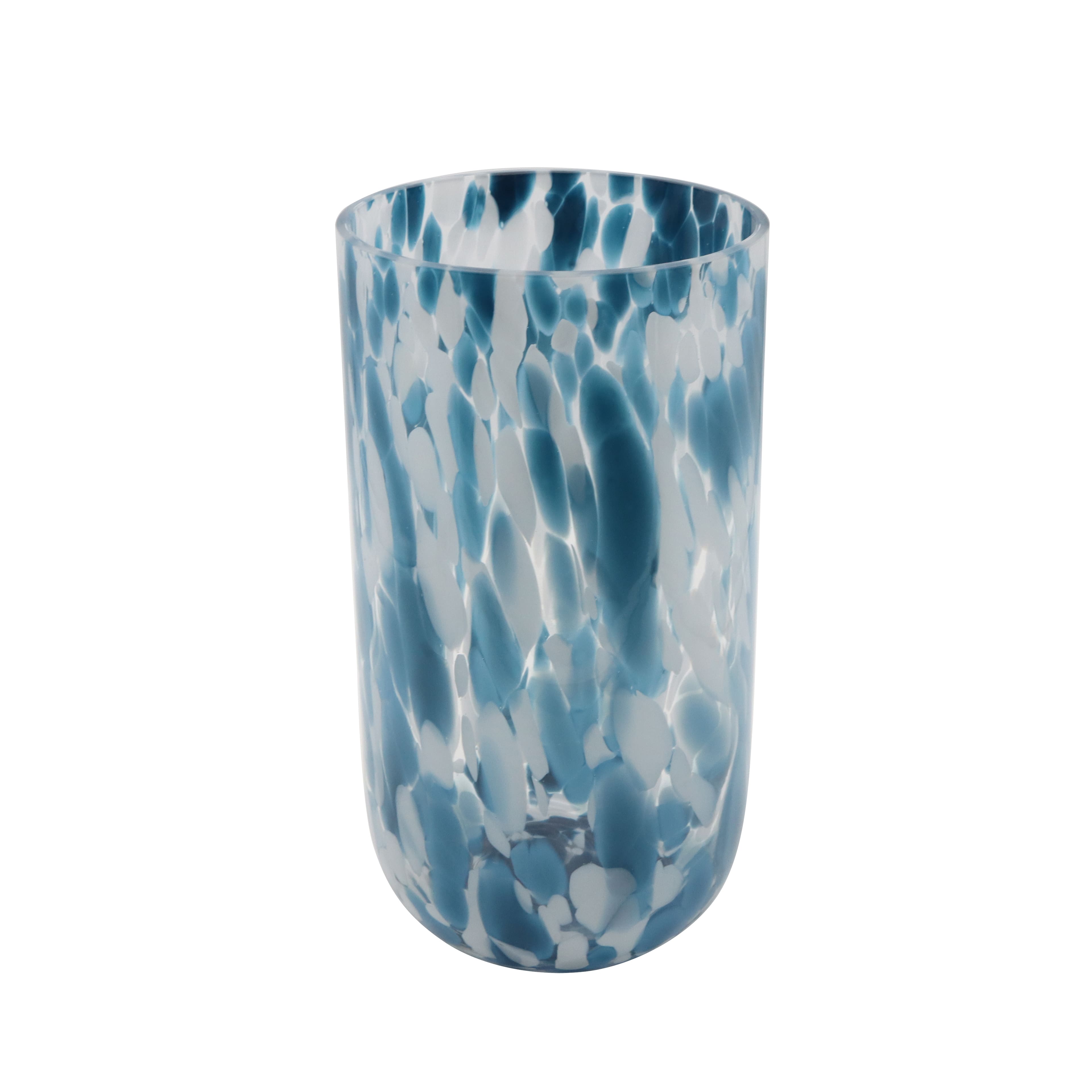 12&#x22; Speckled Hurricane Glass Candle Holder by Ashland&#xAE;