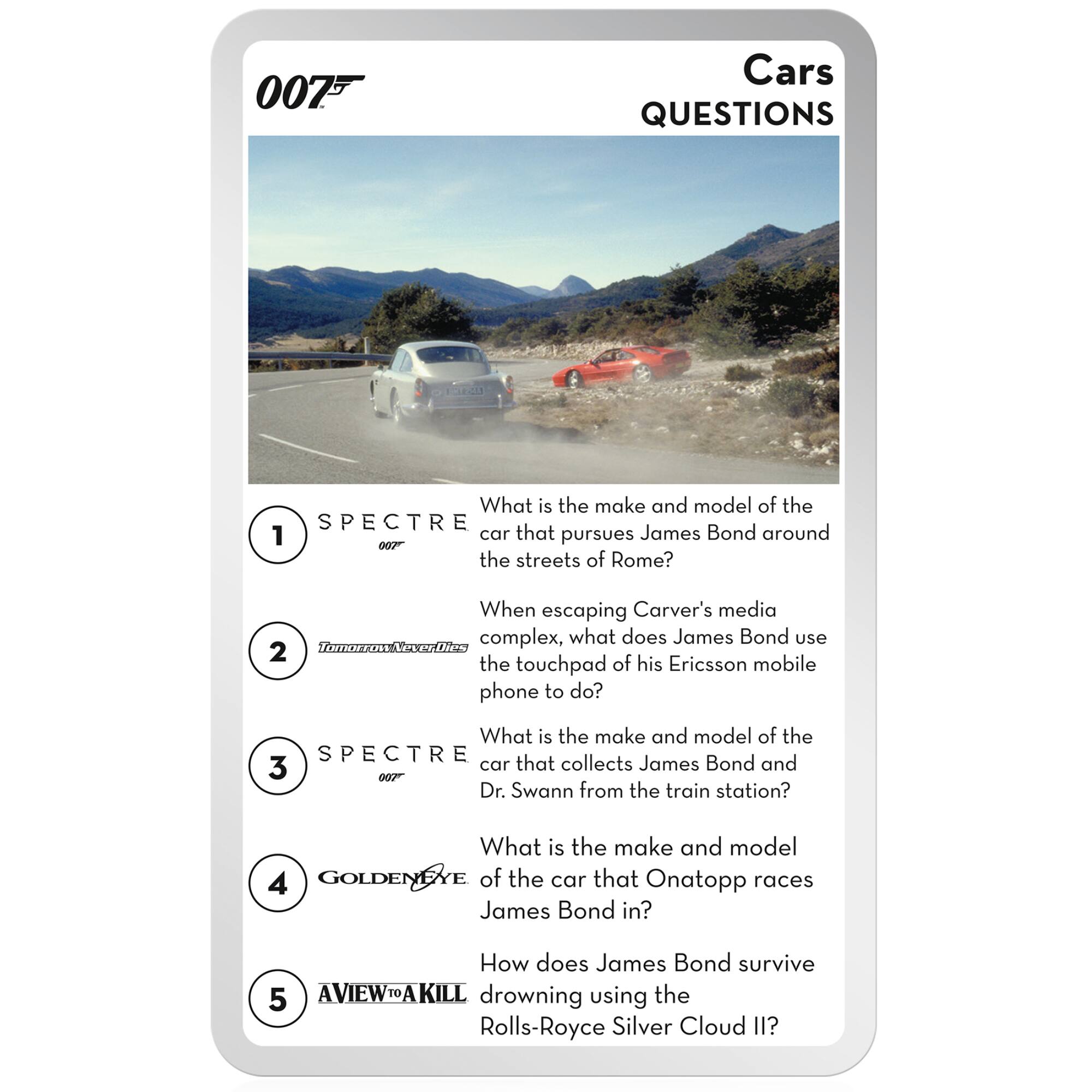 Top Trumps&#xAE; James Bond Quiz
