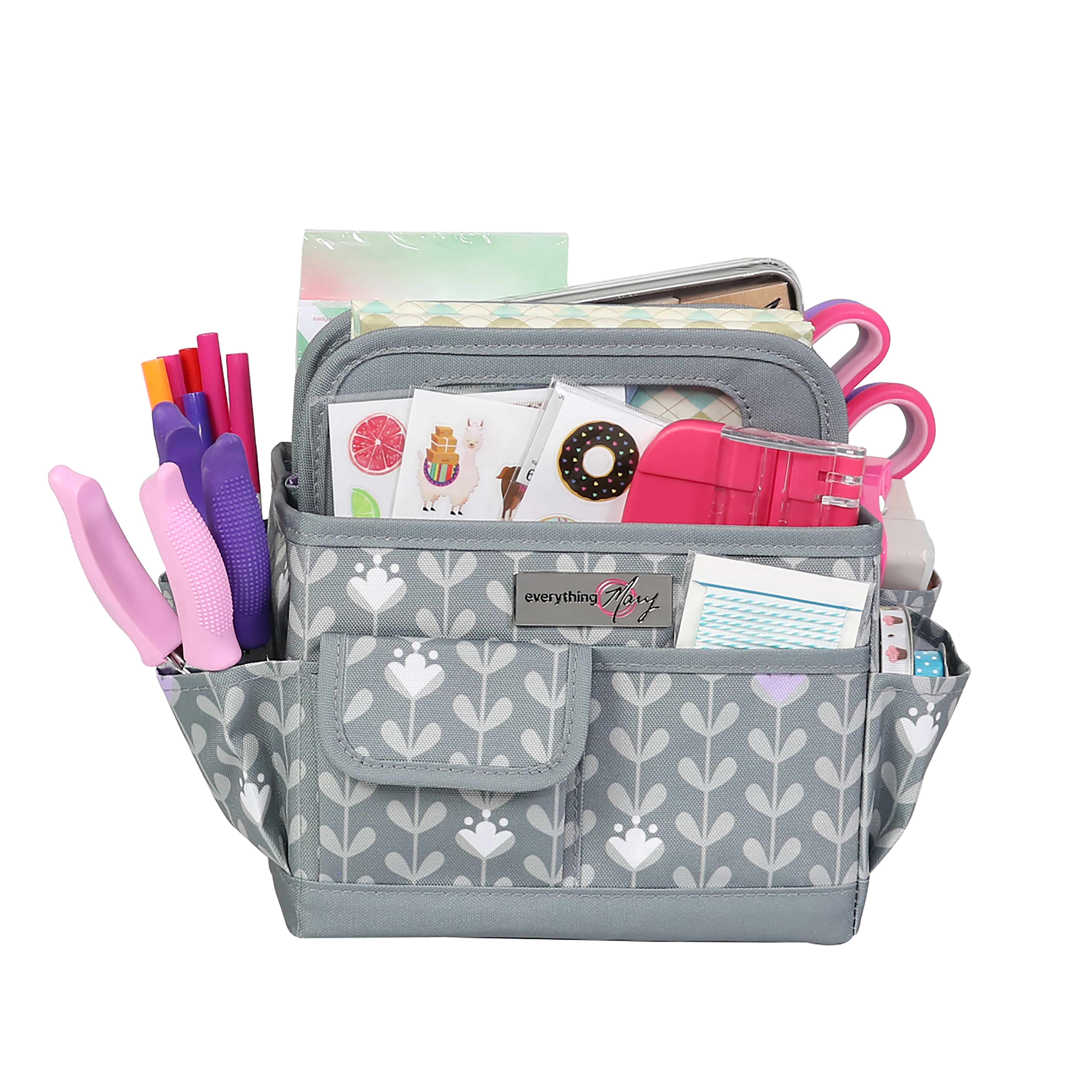 Everything Mary Purple &#x26; Gray Craft Caddy