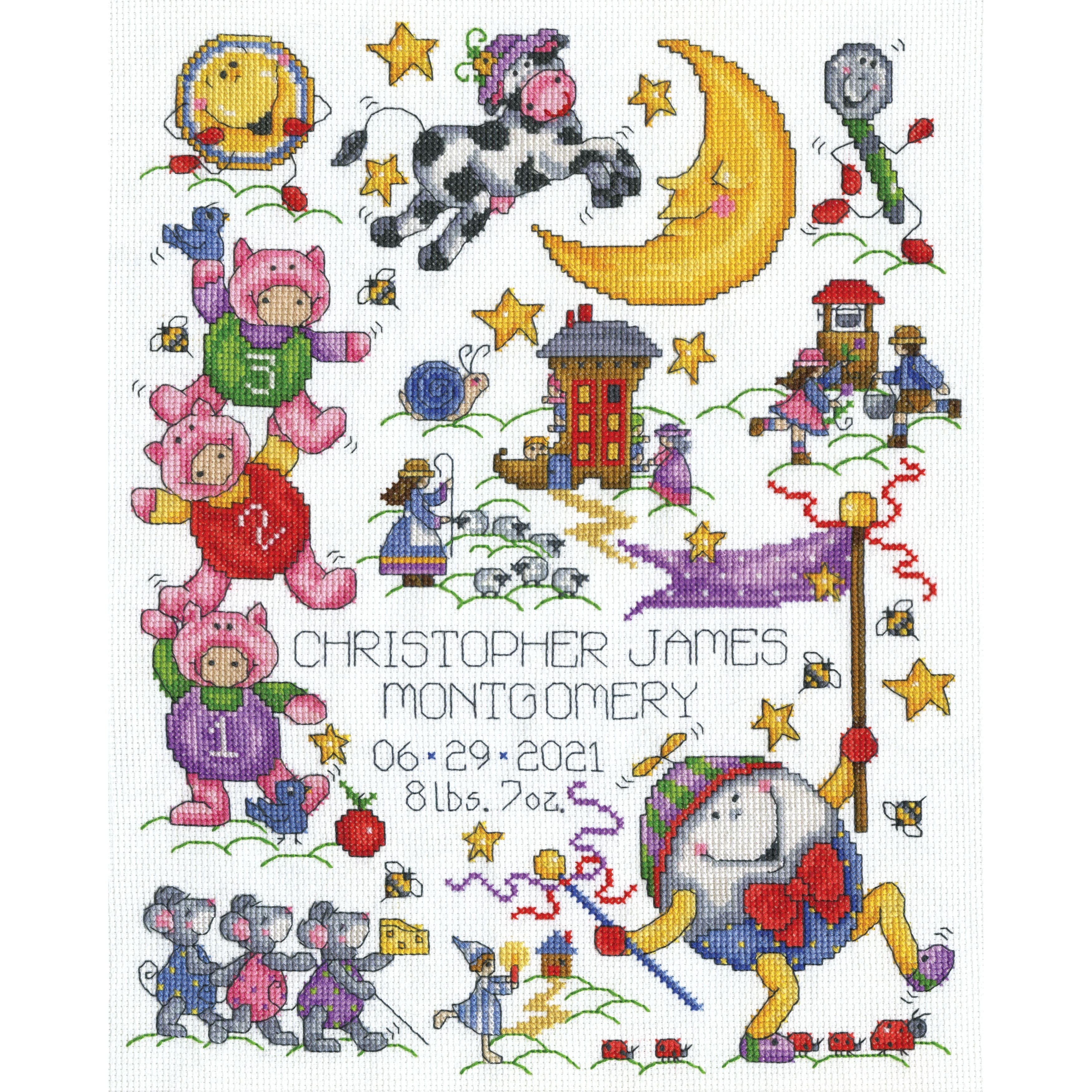 Design Works™ Nursery Rhymes Counted Cross Stitch Kit
