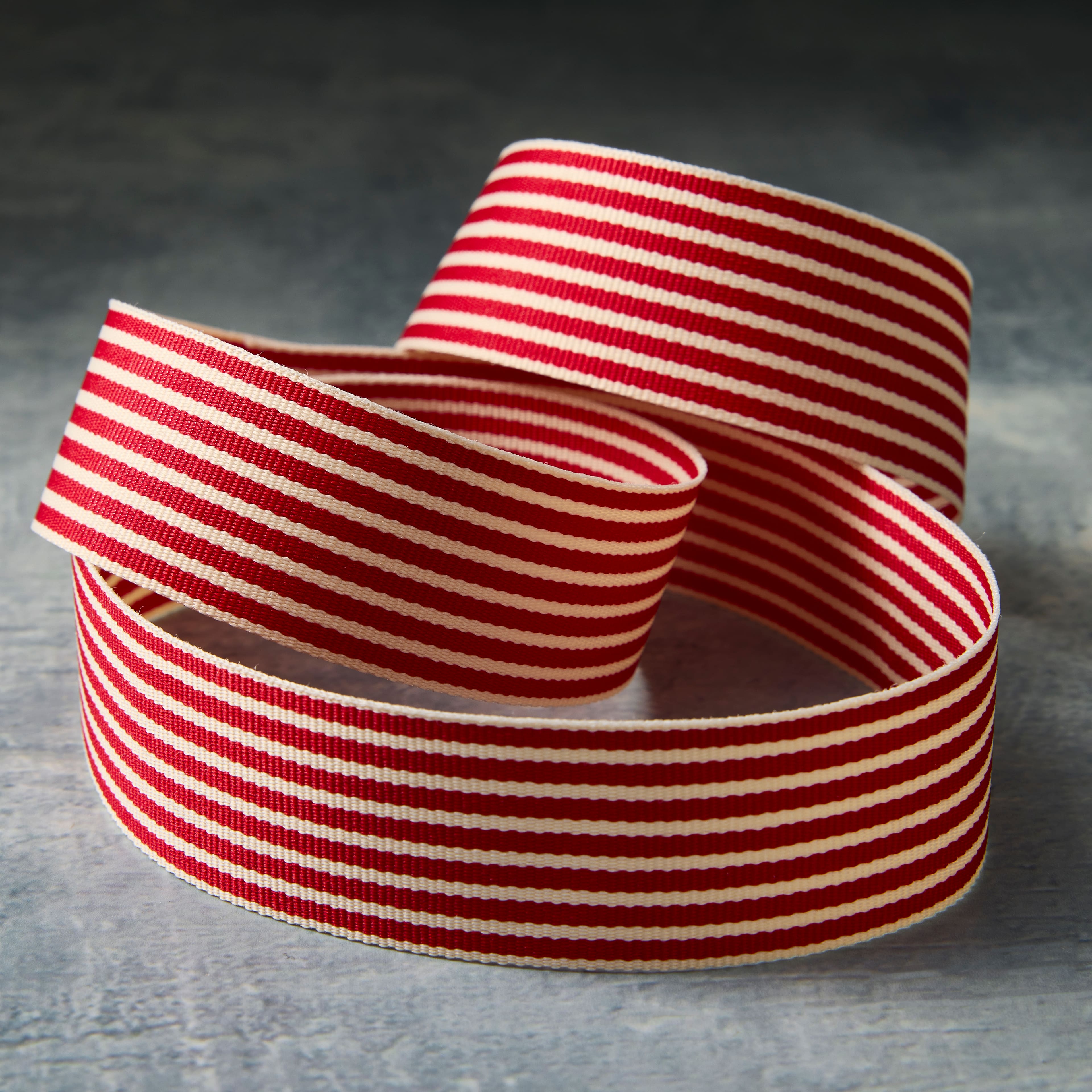1&#x22; x 5yd. Striped Ribbon by Celebrate It&#xAE; Classic