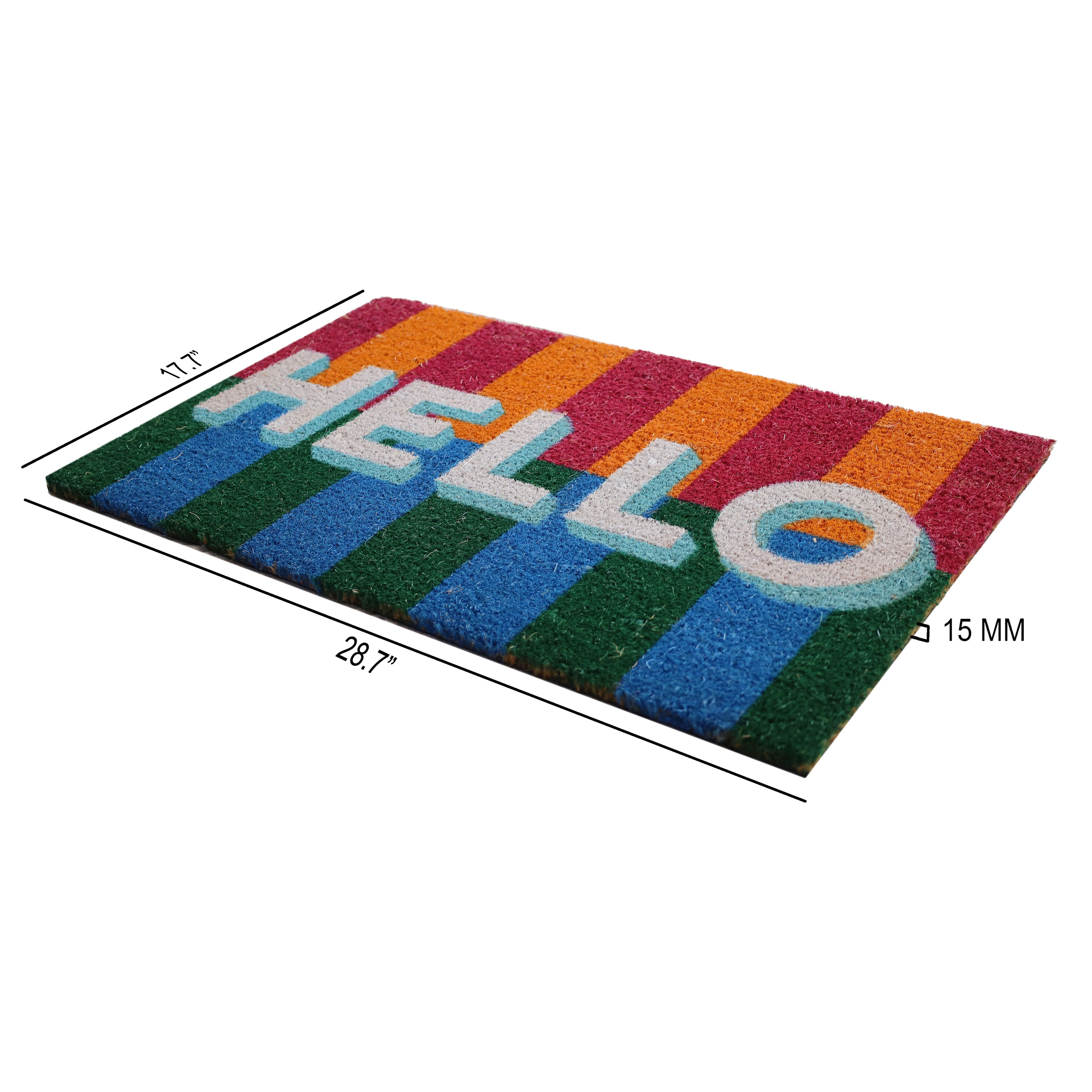 Striped Hello Doormat by Ashland&#xAE;