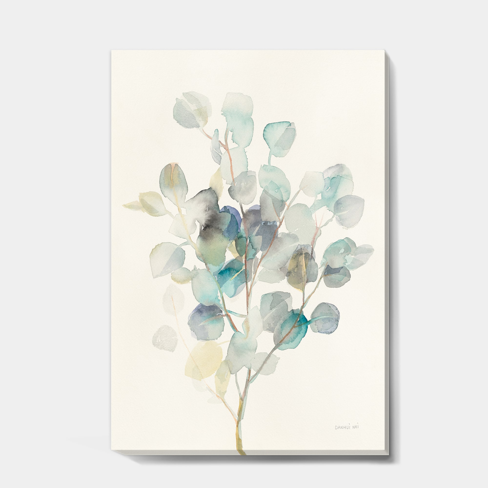 Designart - Eucalyptus leaves I - Farmhouse Premium Canvas Wall Art
