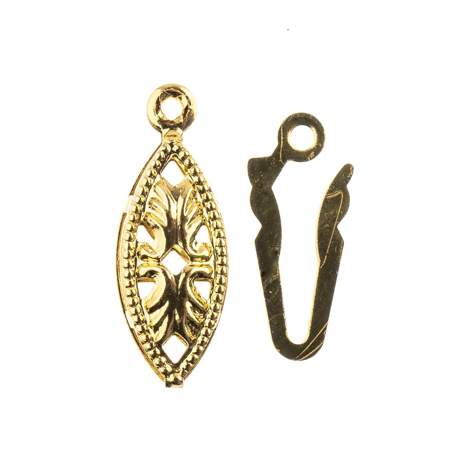 John Bead Must Have Findings 20mm Fish Hook Clasp Set, 9ct.