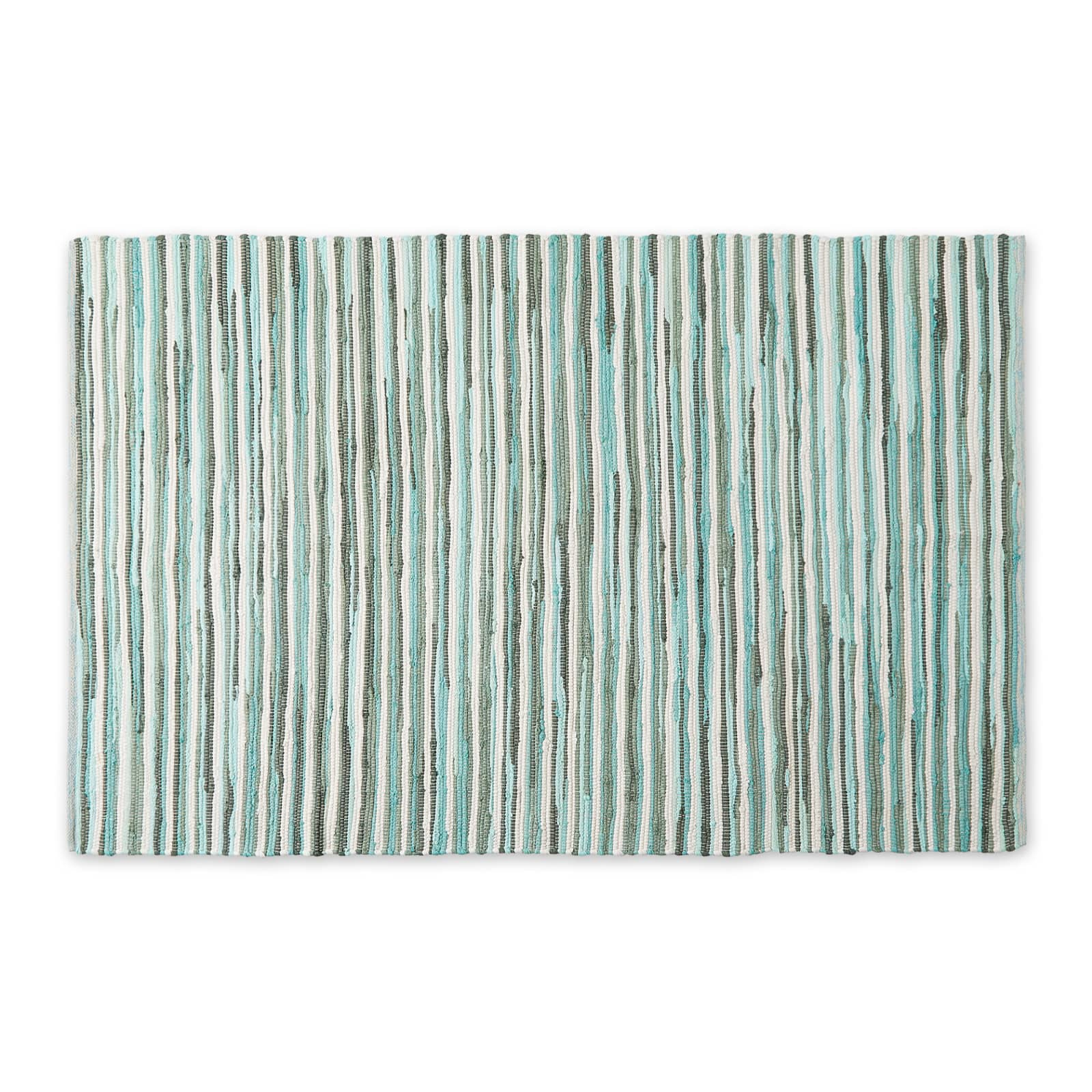 DII® Slim Stripe Cotton Chindi Rug, 4ft. x 6ft.