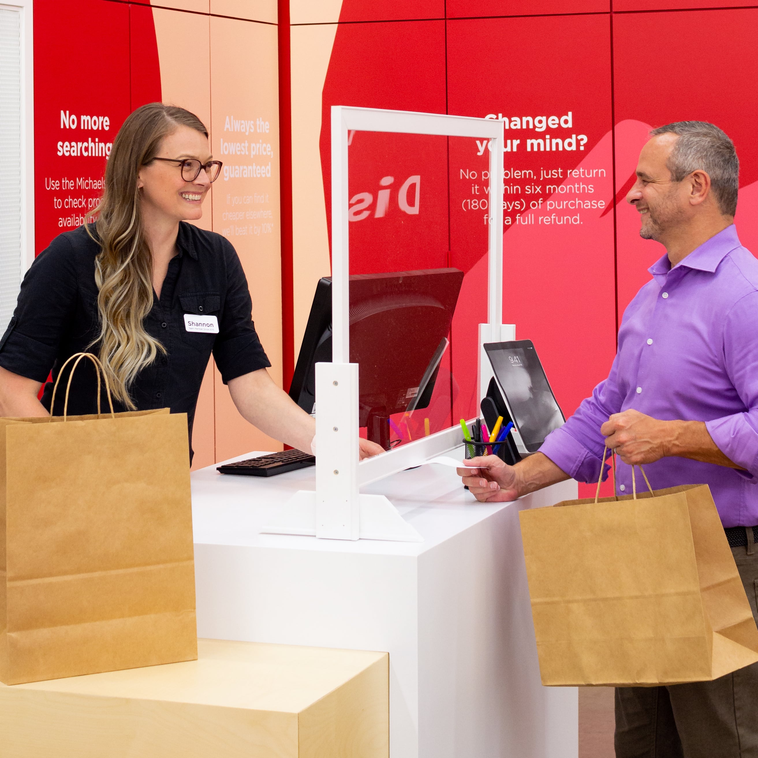 29" x 37" Cashier Protective Shield Michaels