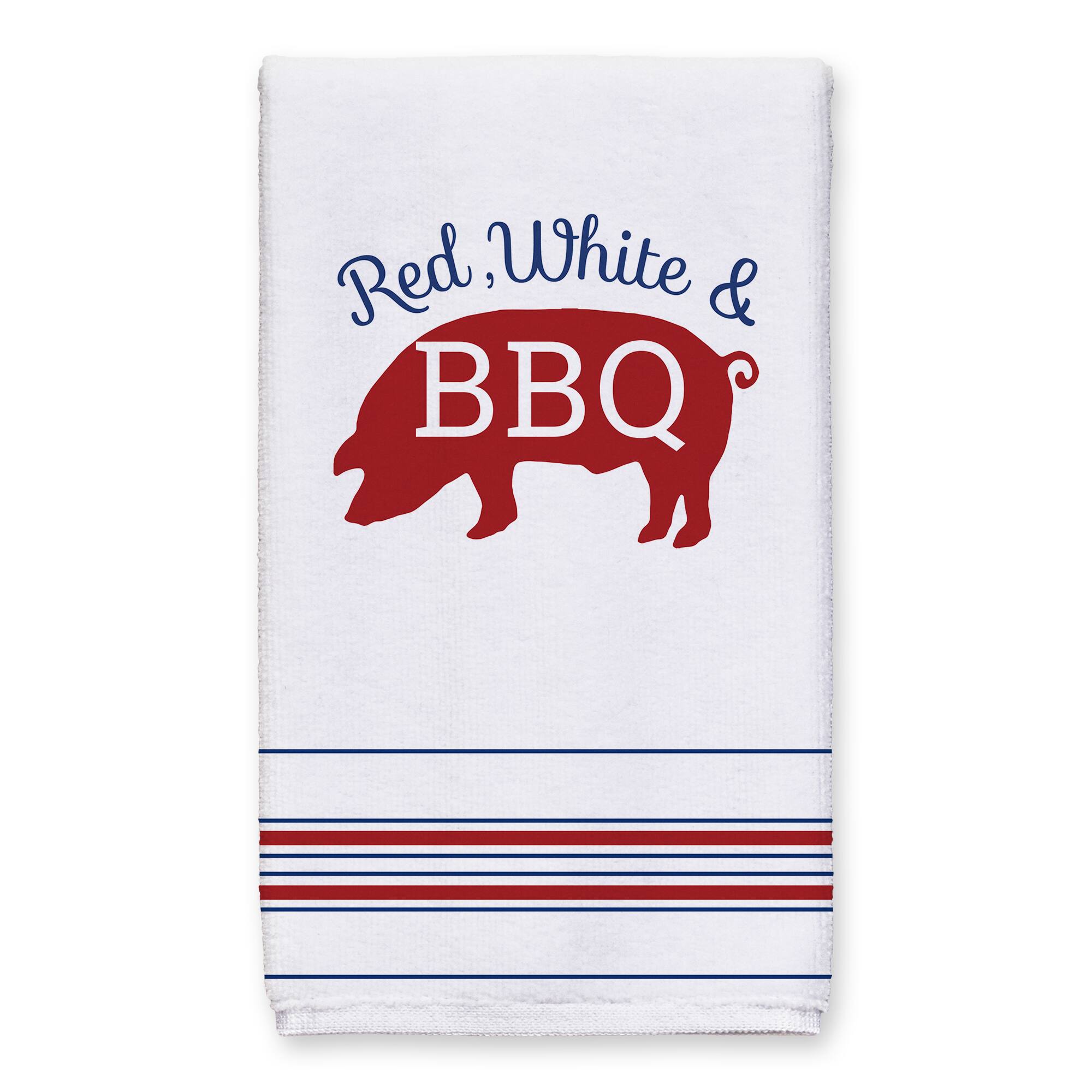 Red, White & BBQ Tea Towel Set
