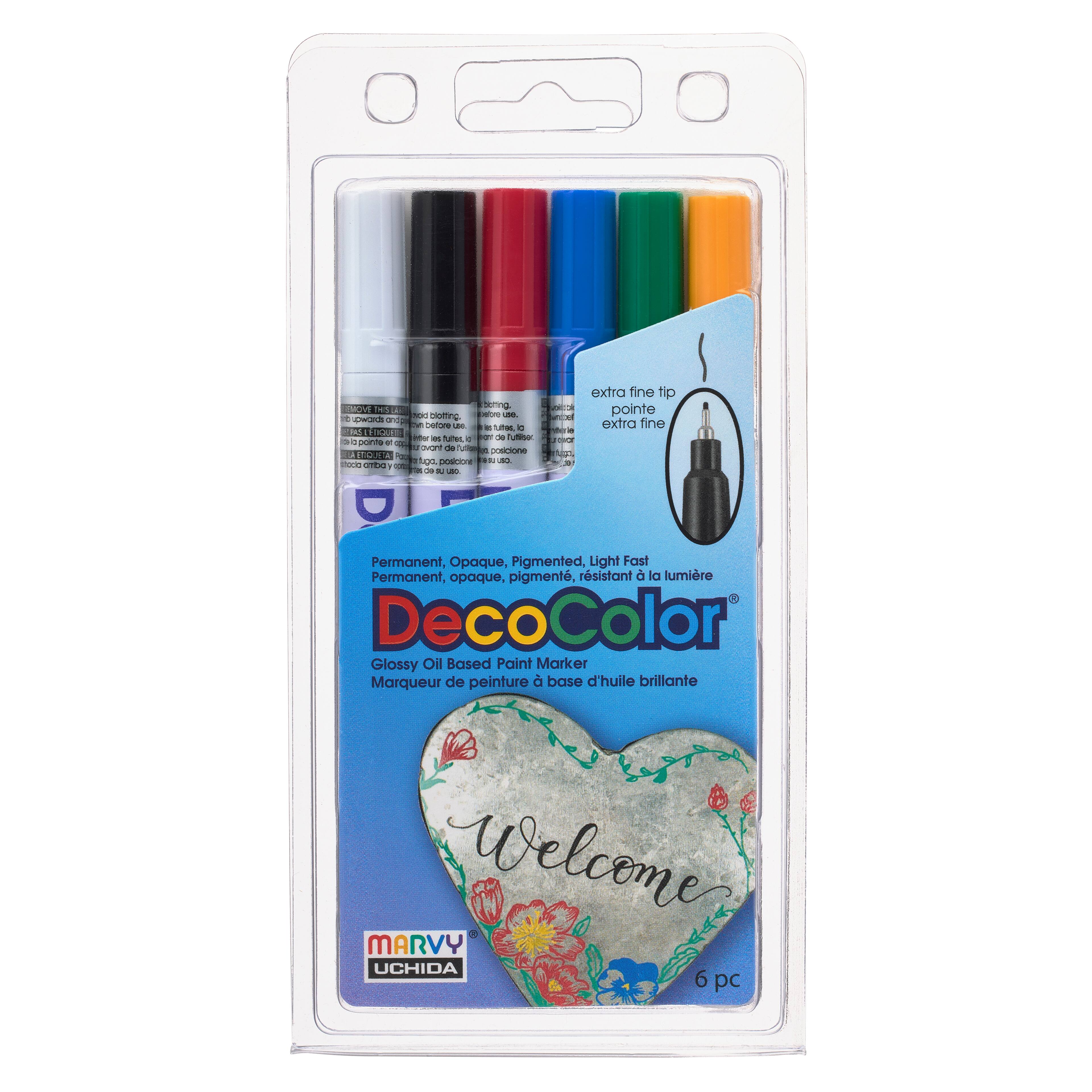 DecoColor™ Glossy Oil Base Paint Marker, Extra Fine