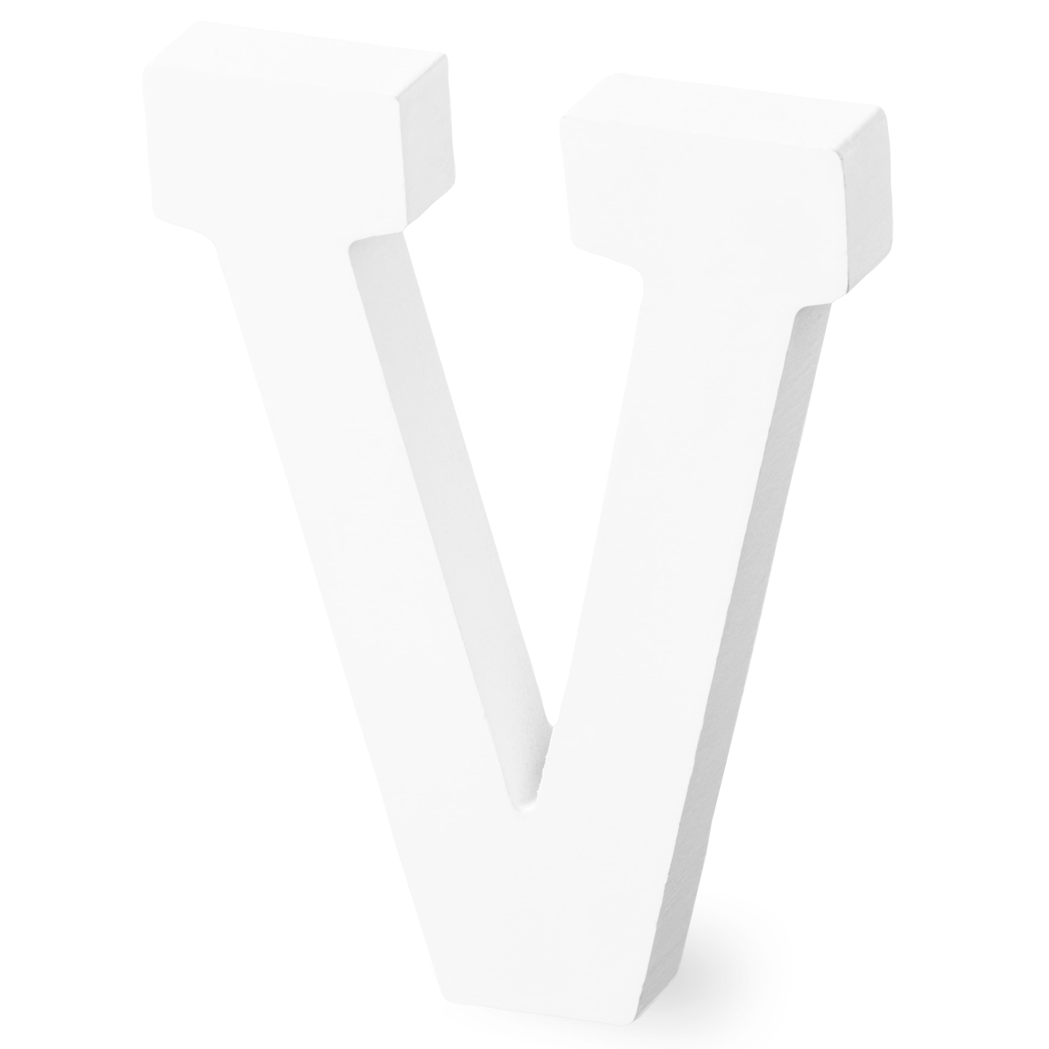 12 Pack: 4.75" White Wood Letter by Make Market®