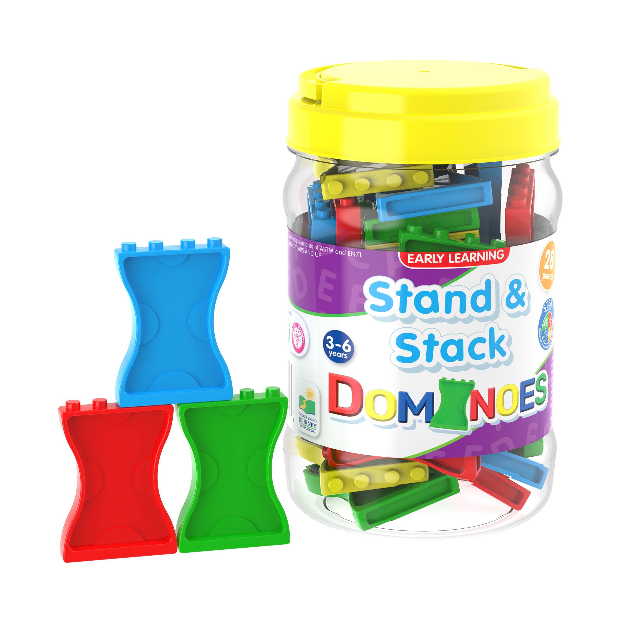 Early Learning - Stand &#x26; Stack Dominoes